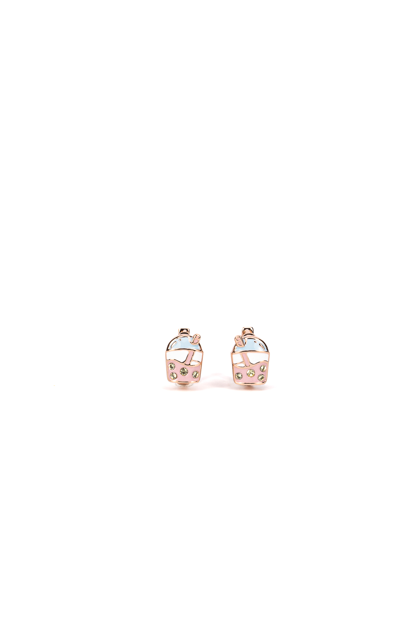 Bubble tea earrings