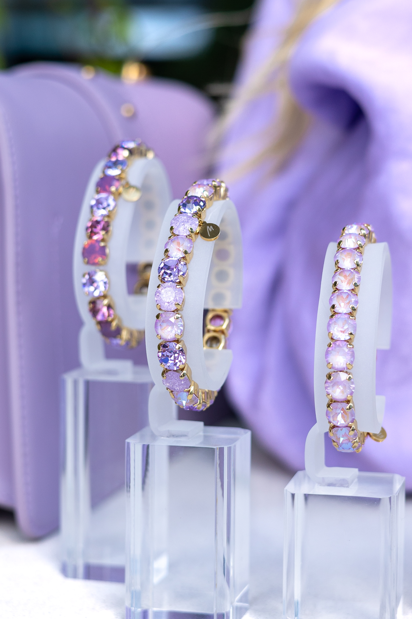 lilacs dark bracelet