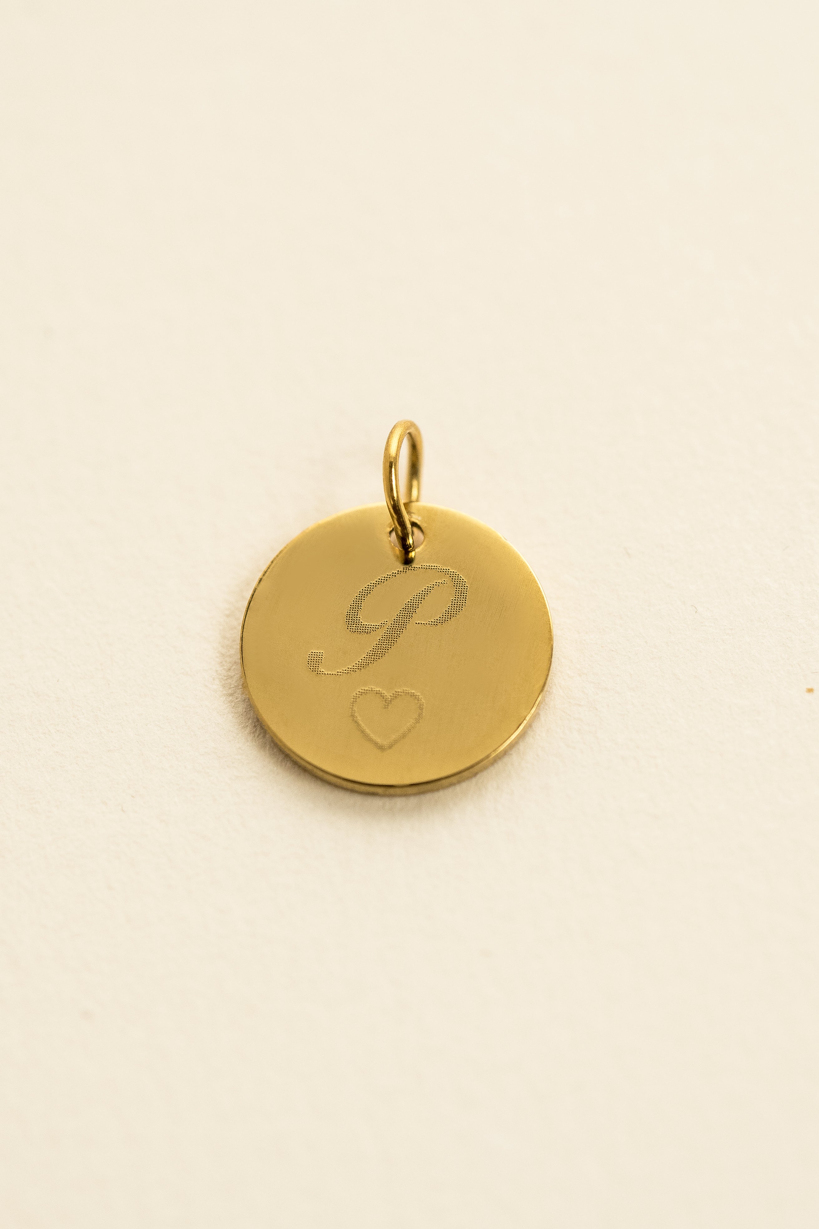 ENGRAVED LETTER NECKLACE