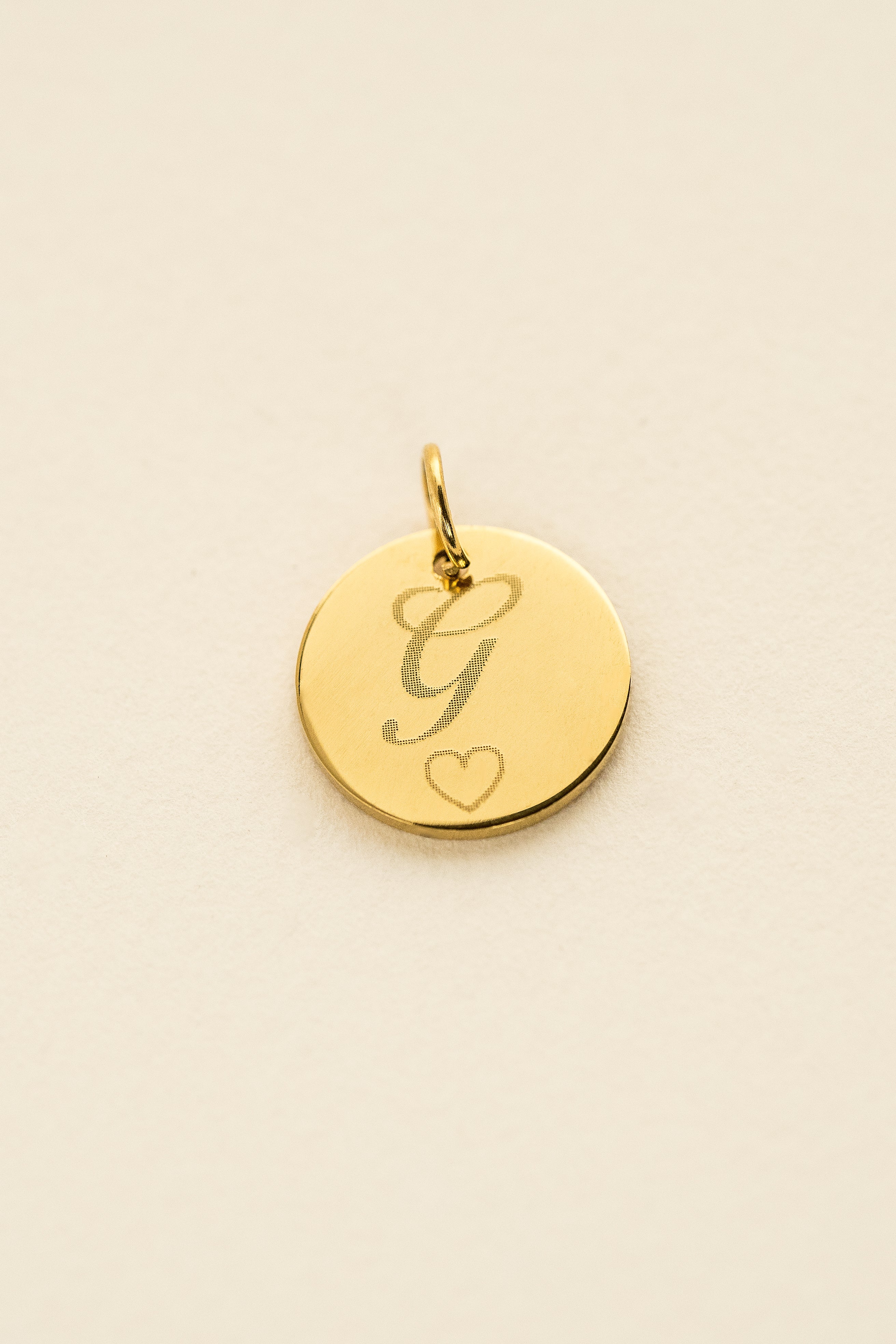 ENGRAVED LETTER NECKLACE