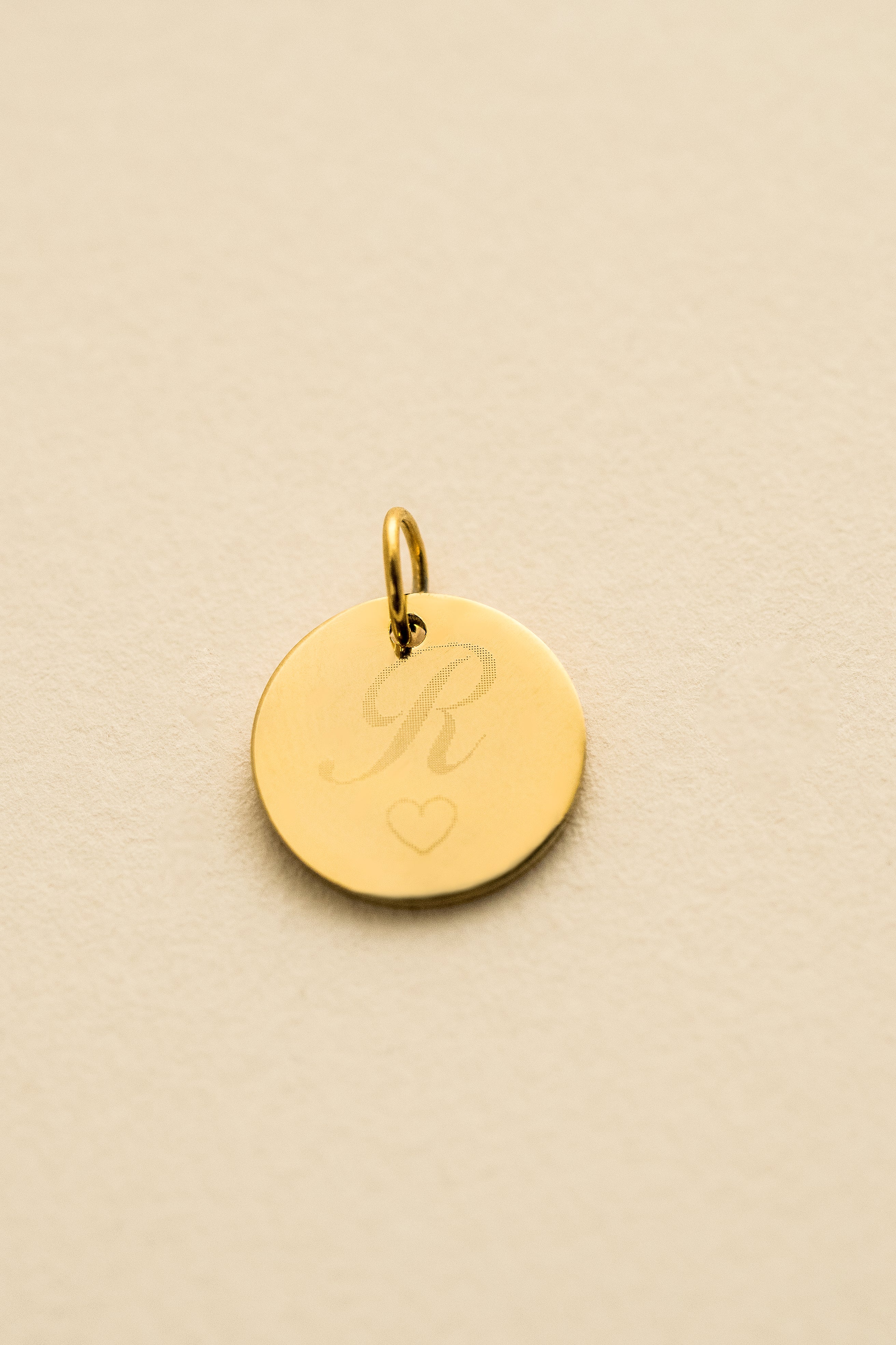 ENGRAVED LETTER NECKLACE