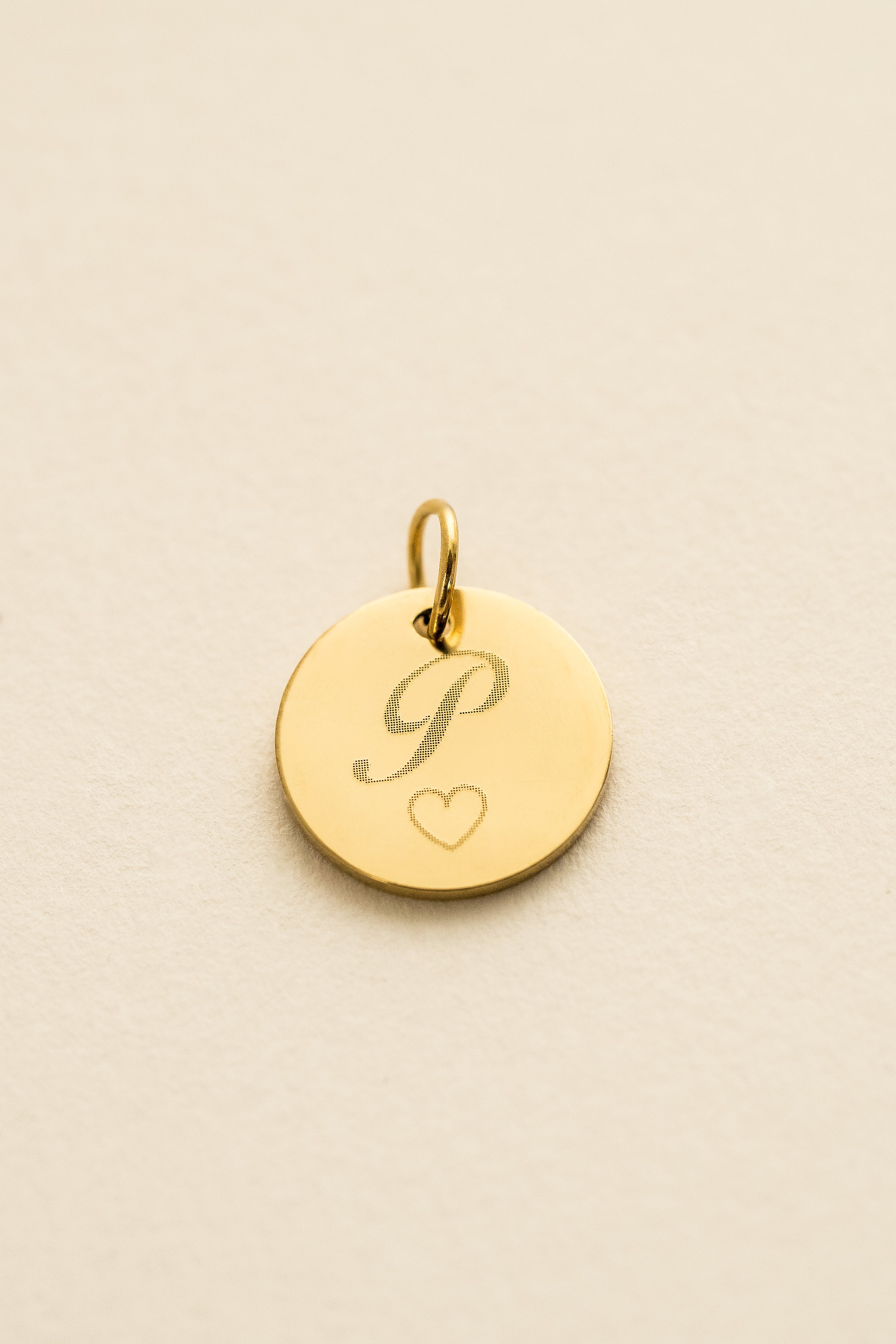 ENGRAVED LETTER NECKLACE