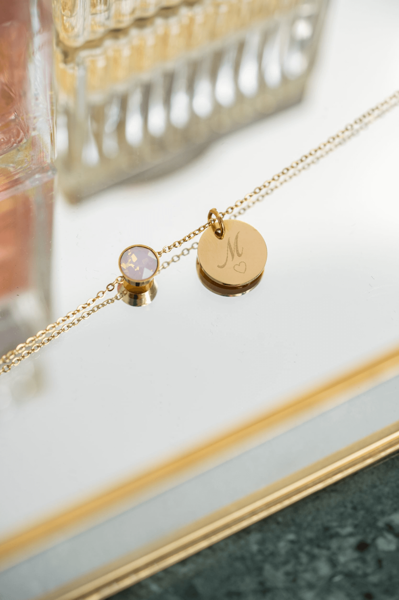 ENGRAVED BRACELET EVA GOLD
