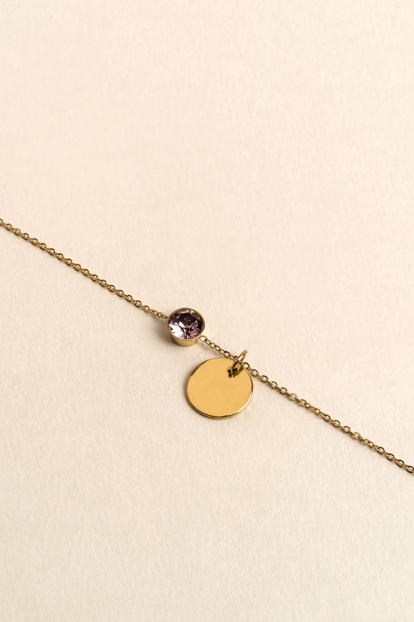 ENGRAVED BRACELET EVA GOLD