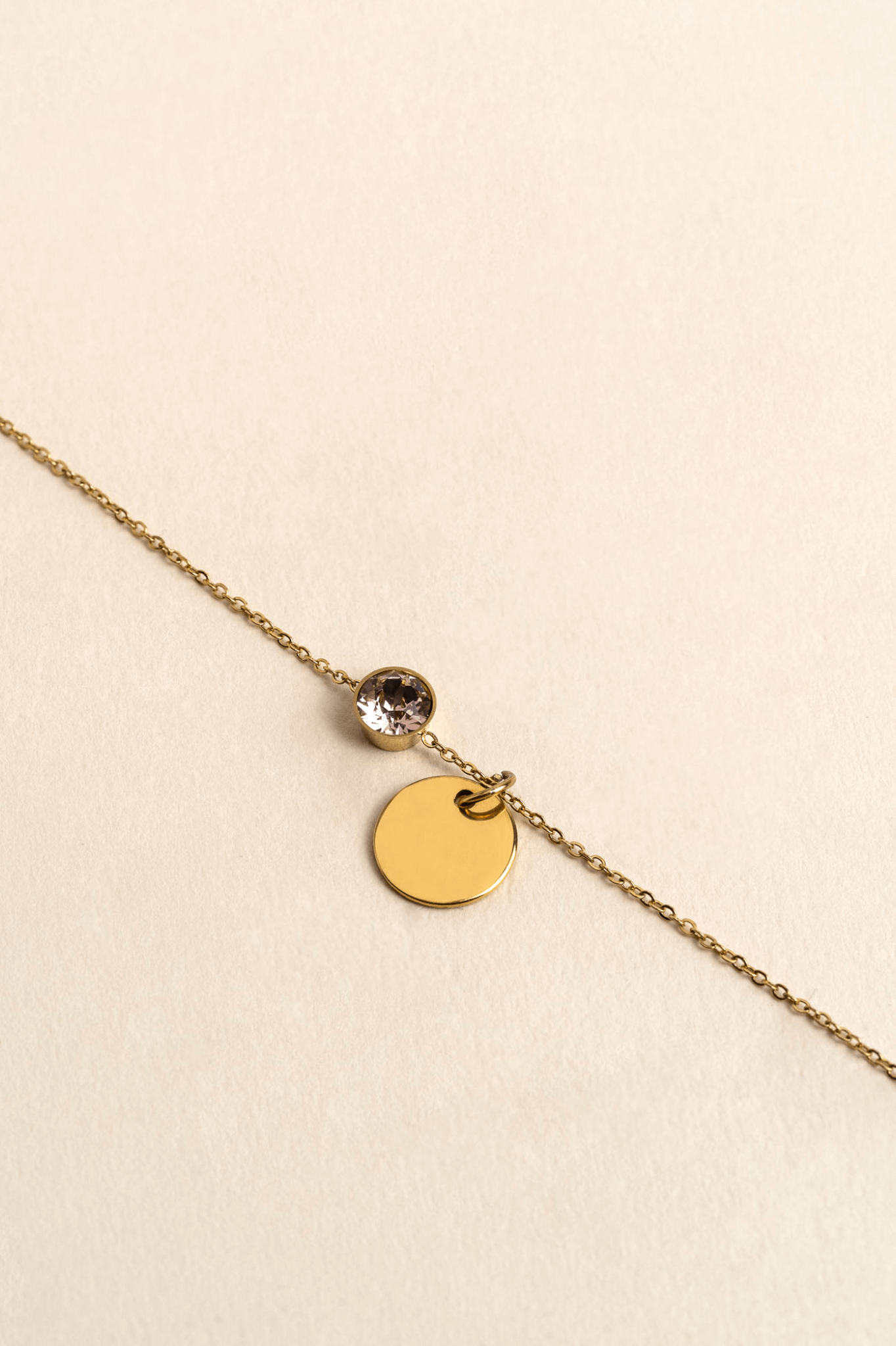 ENGRAVED BRACELET EVA GOLD