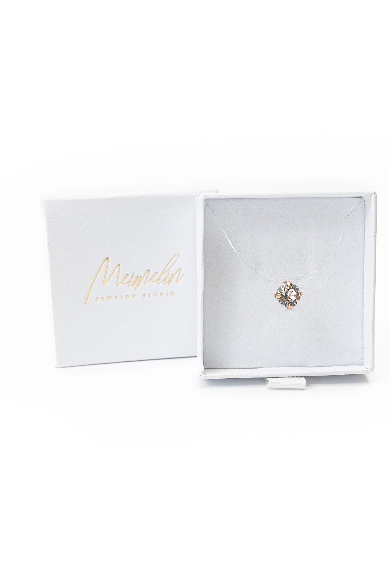 INVISIBLE NECKLACE ROSE GOLD