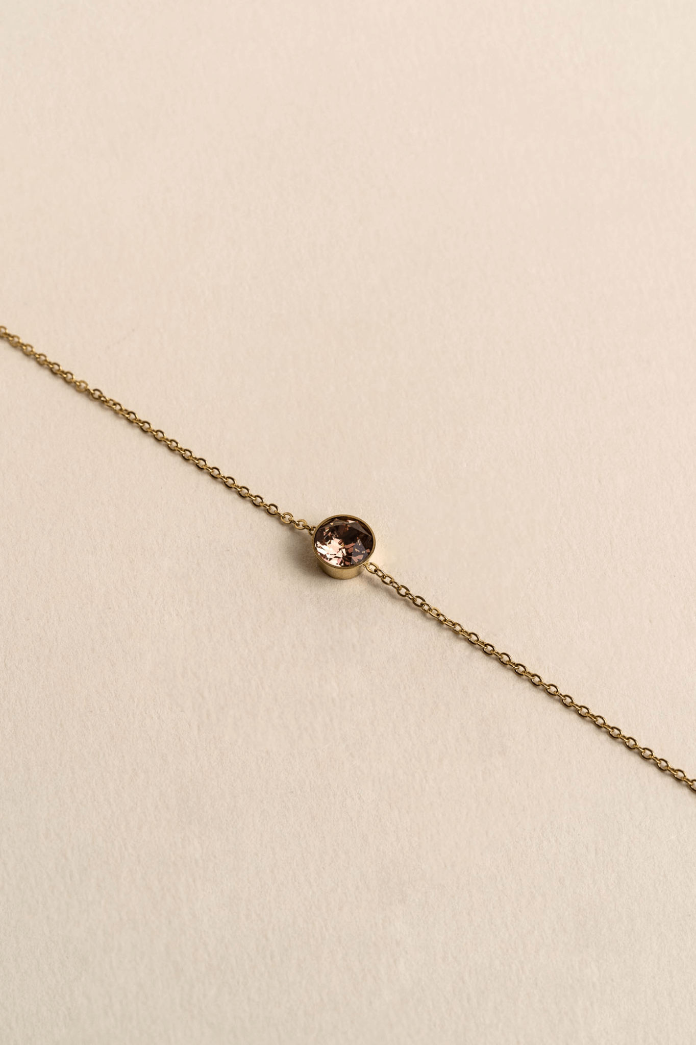 ONE CRYSTAL BRACELET GOLD
