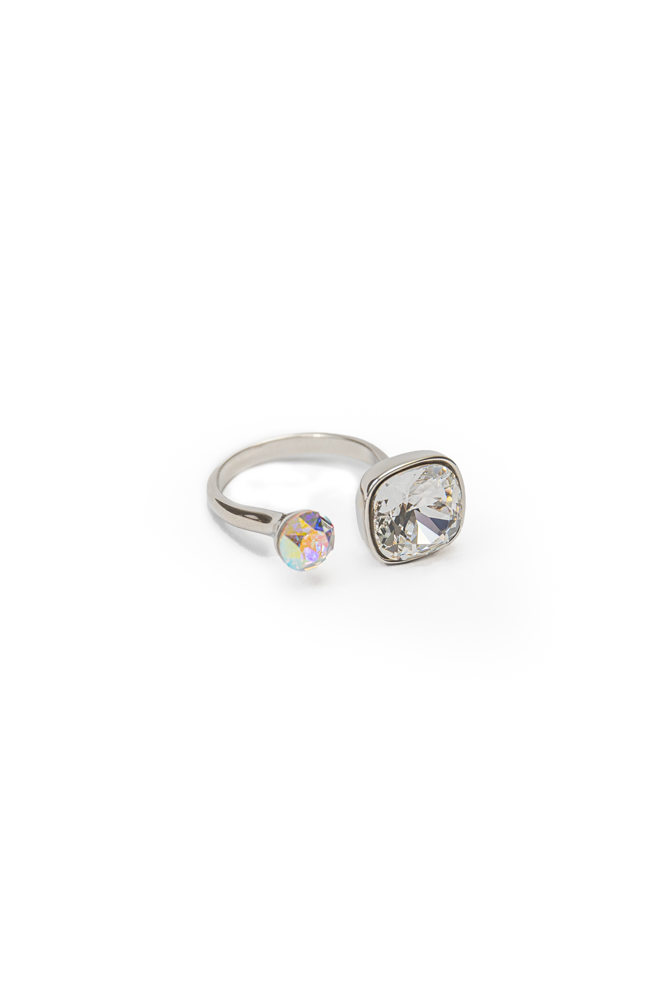 DOUBLE RING SILVER