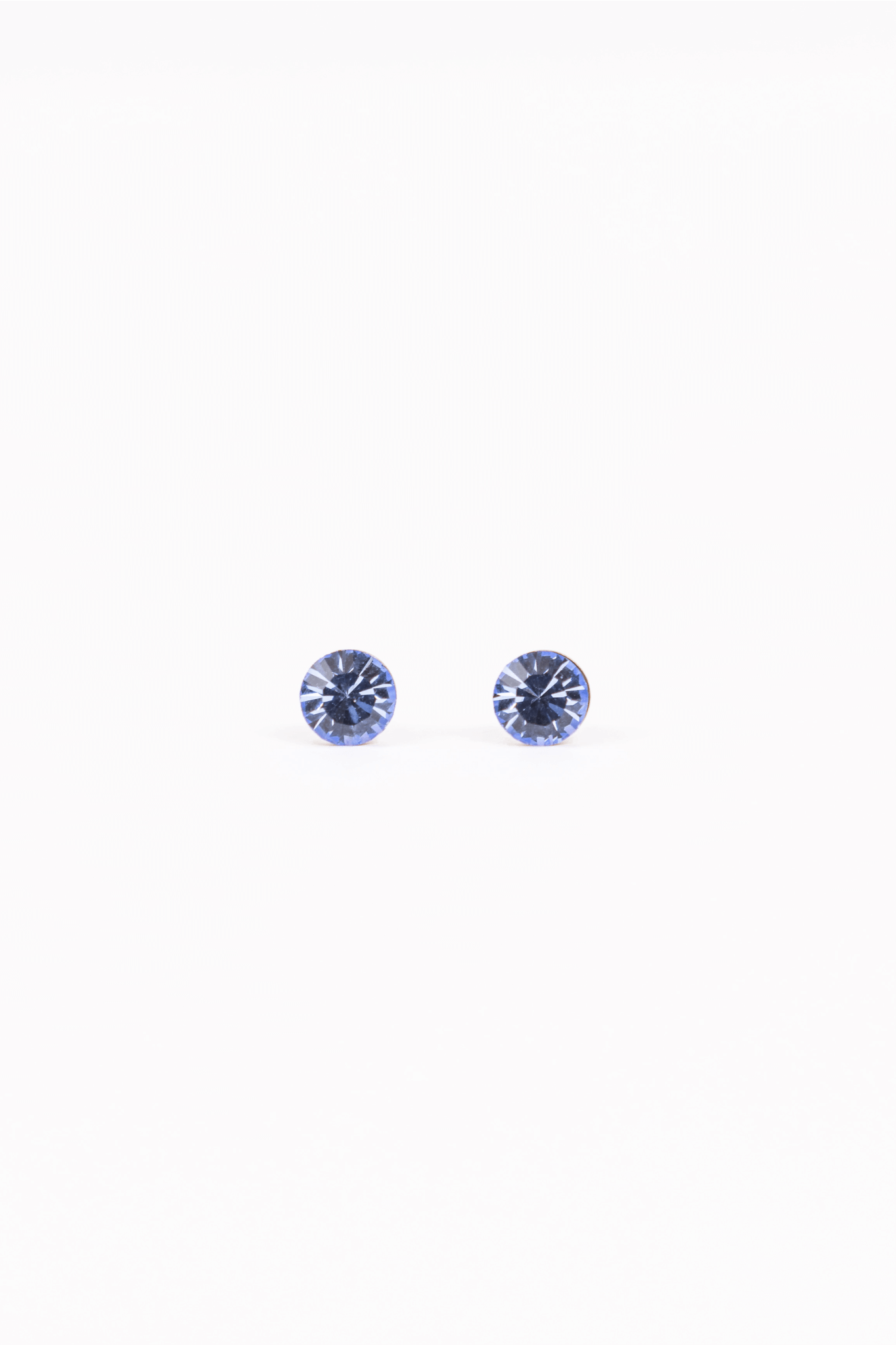 Light Sapphire mini stud earrings