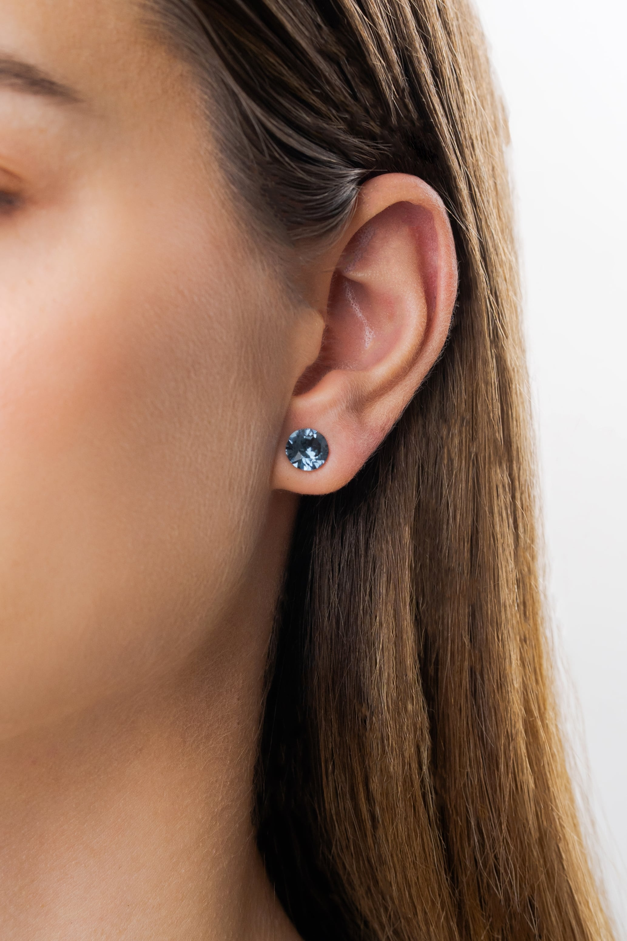 SW Crystal Stud Earrings