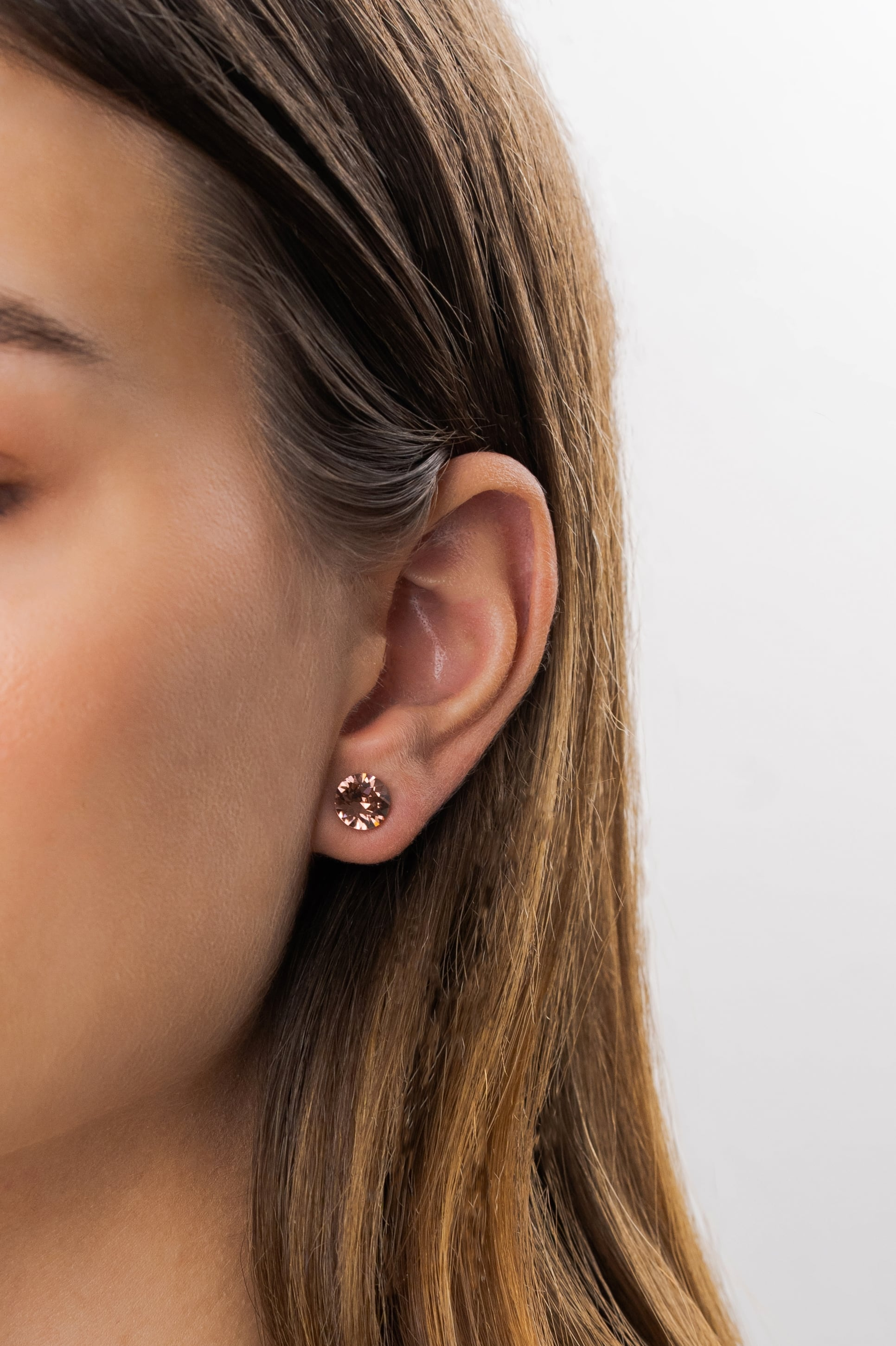 SW Crystal Stud Earrings