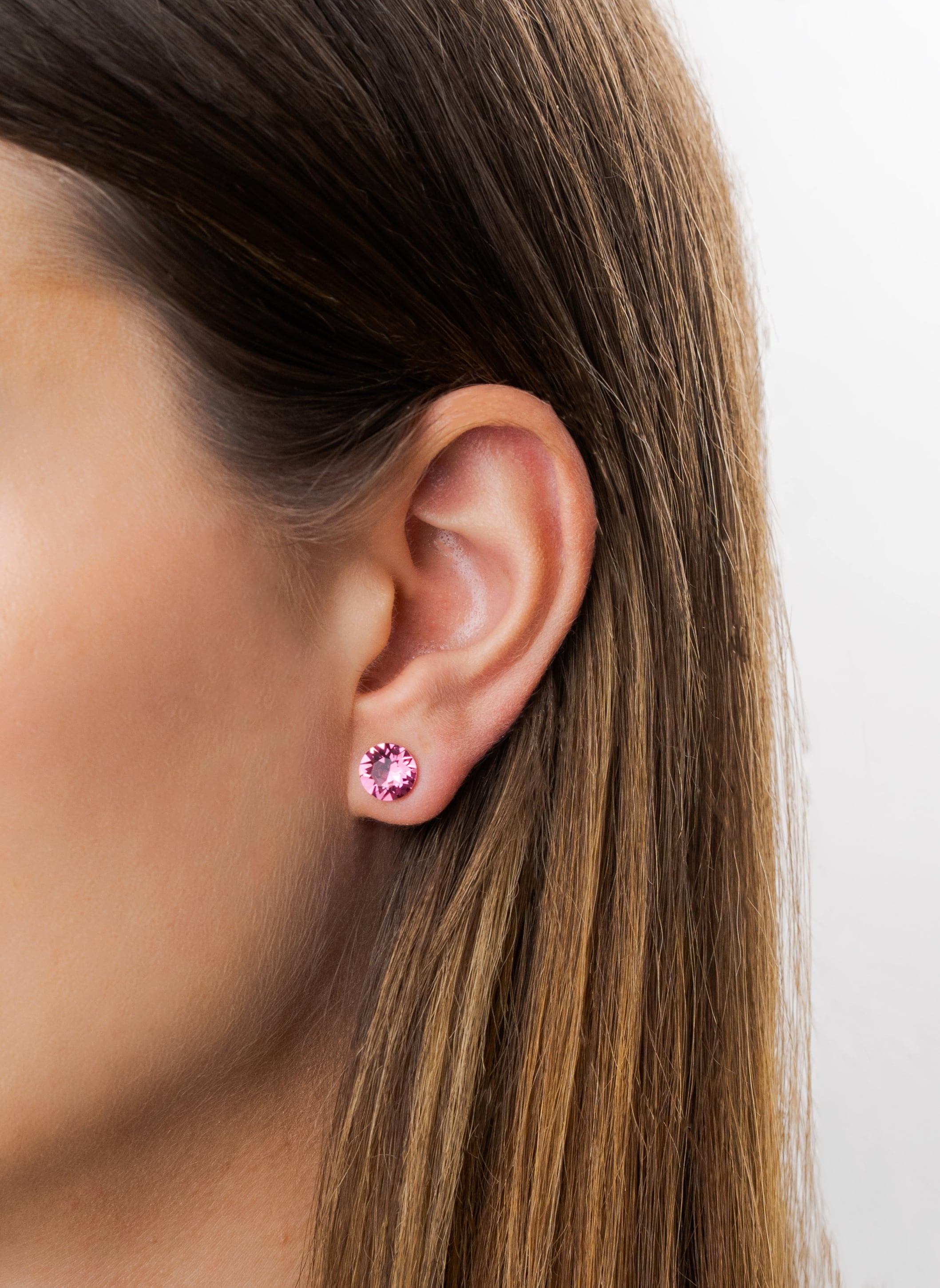 SW Crystal Stud Earrings