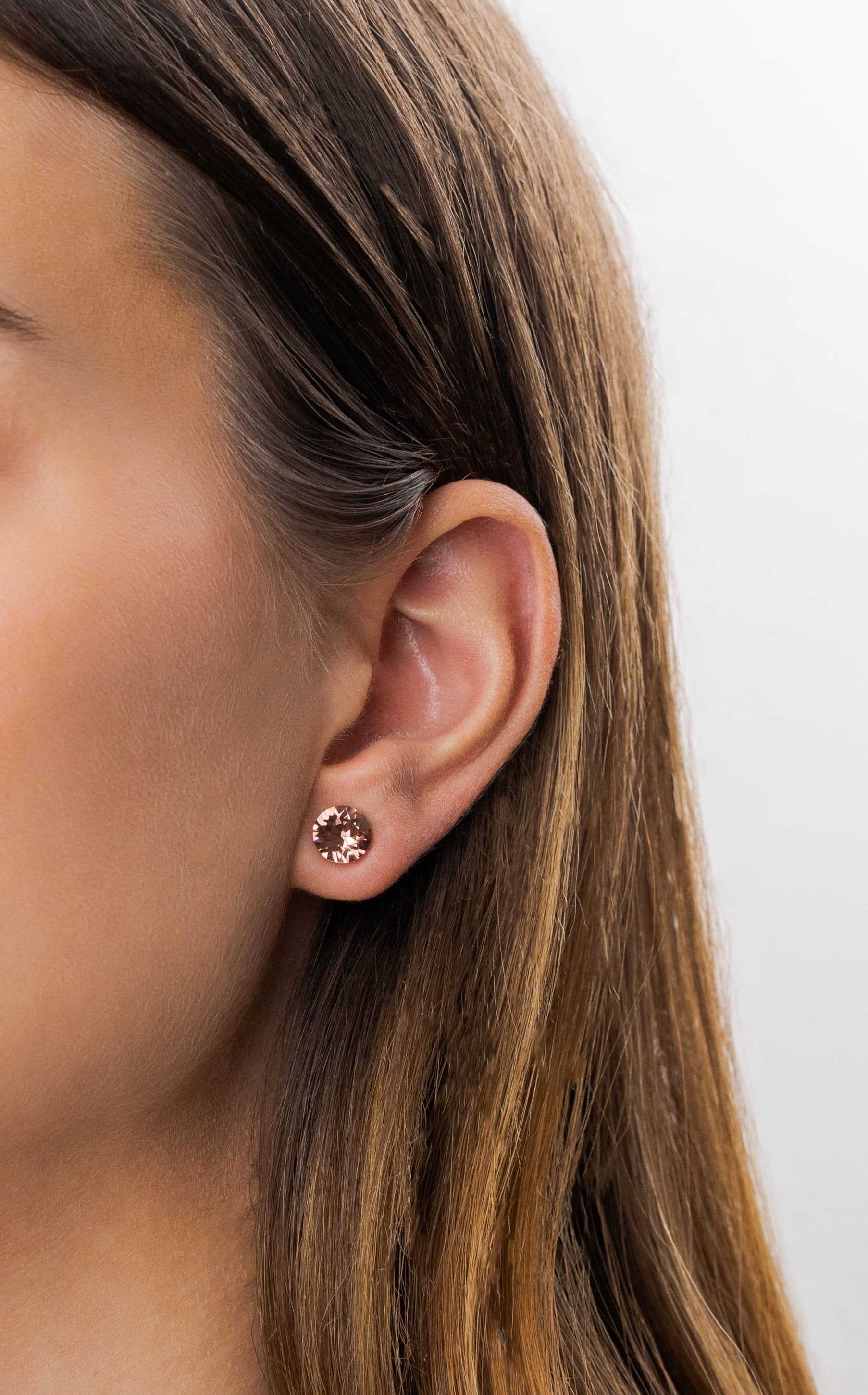 SW Crystal Stud Earrings