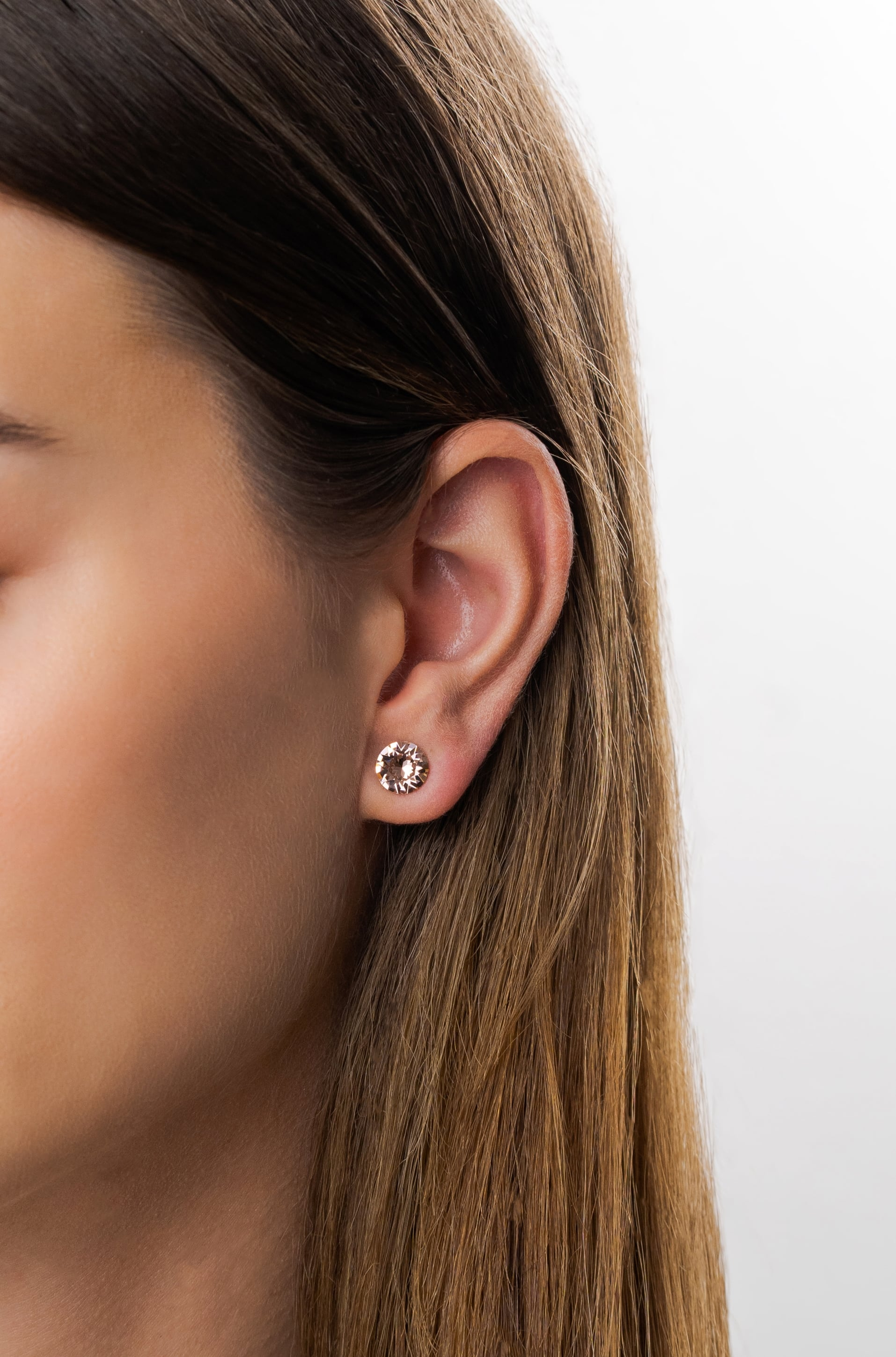 SW Crystal Stud Earrings