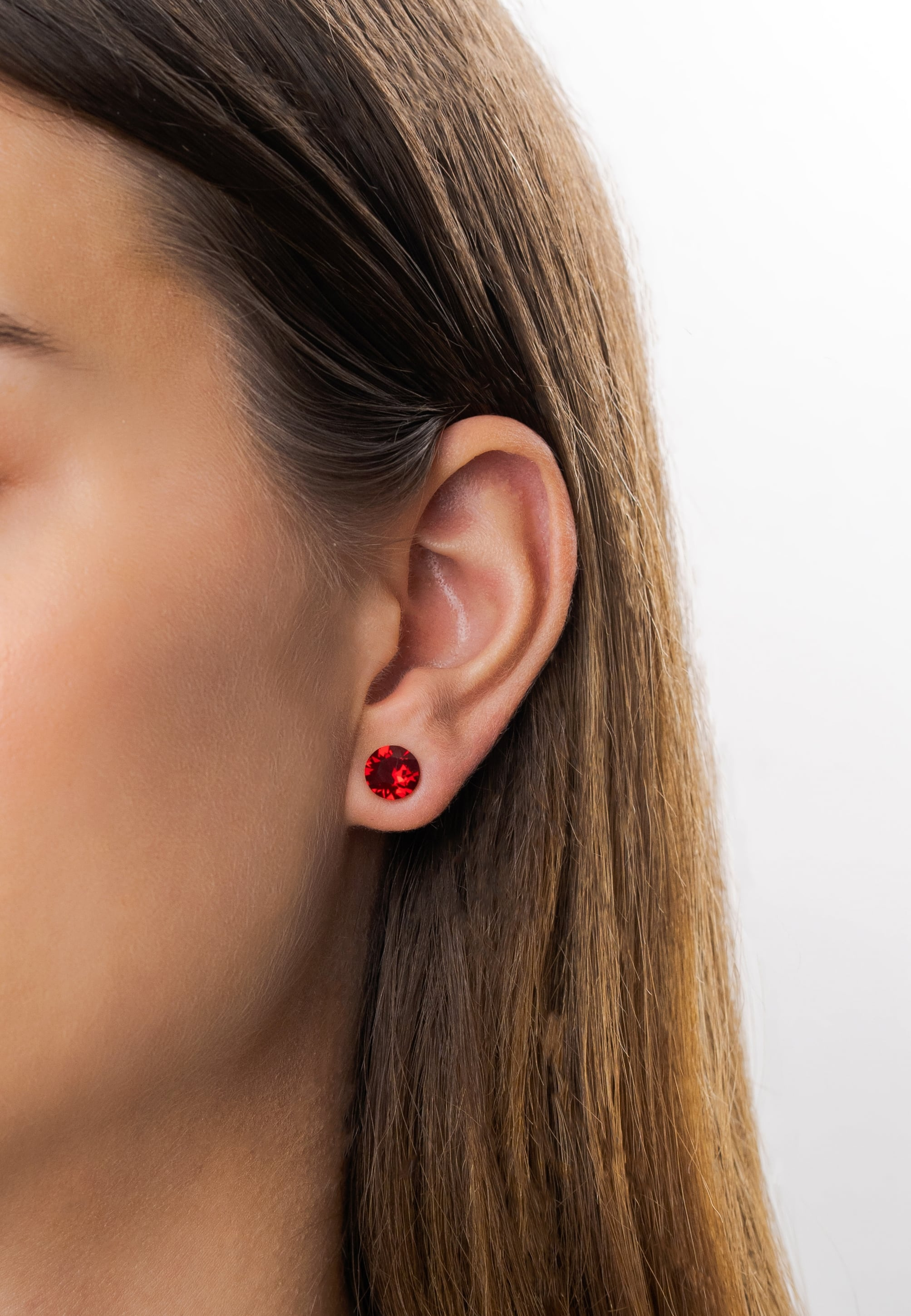 SW Crystal Stud Earrings