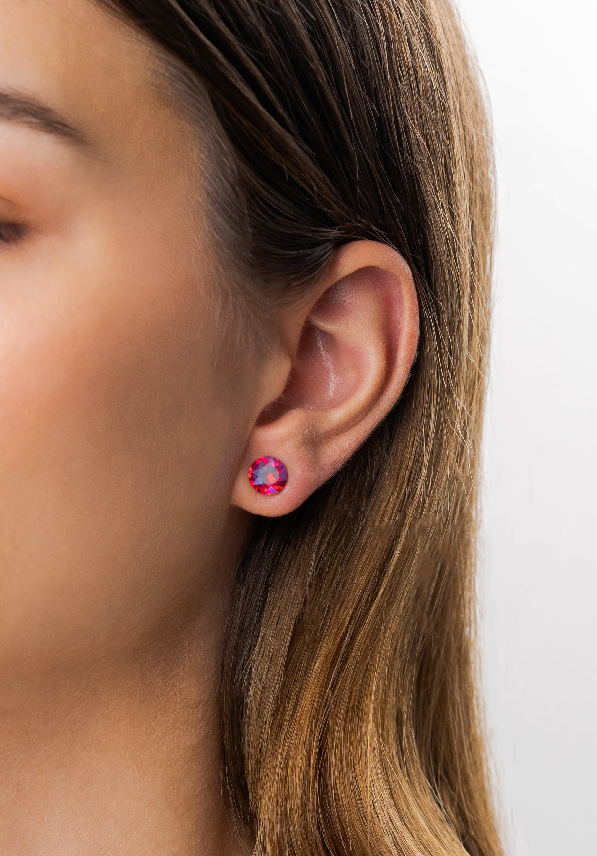 SW Crystal Stud Earrings