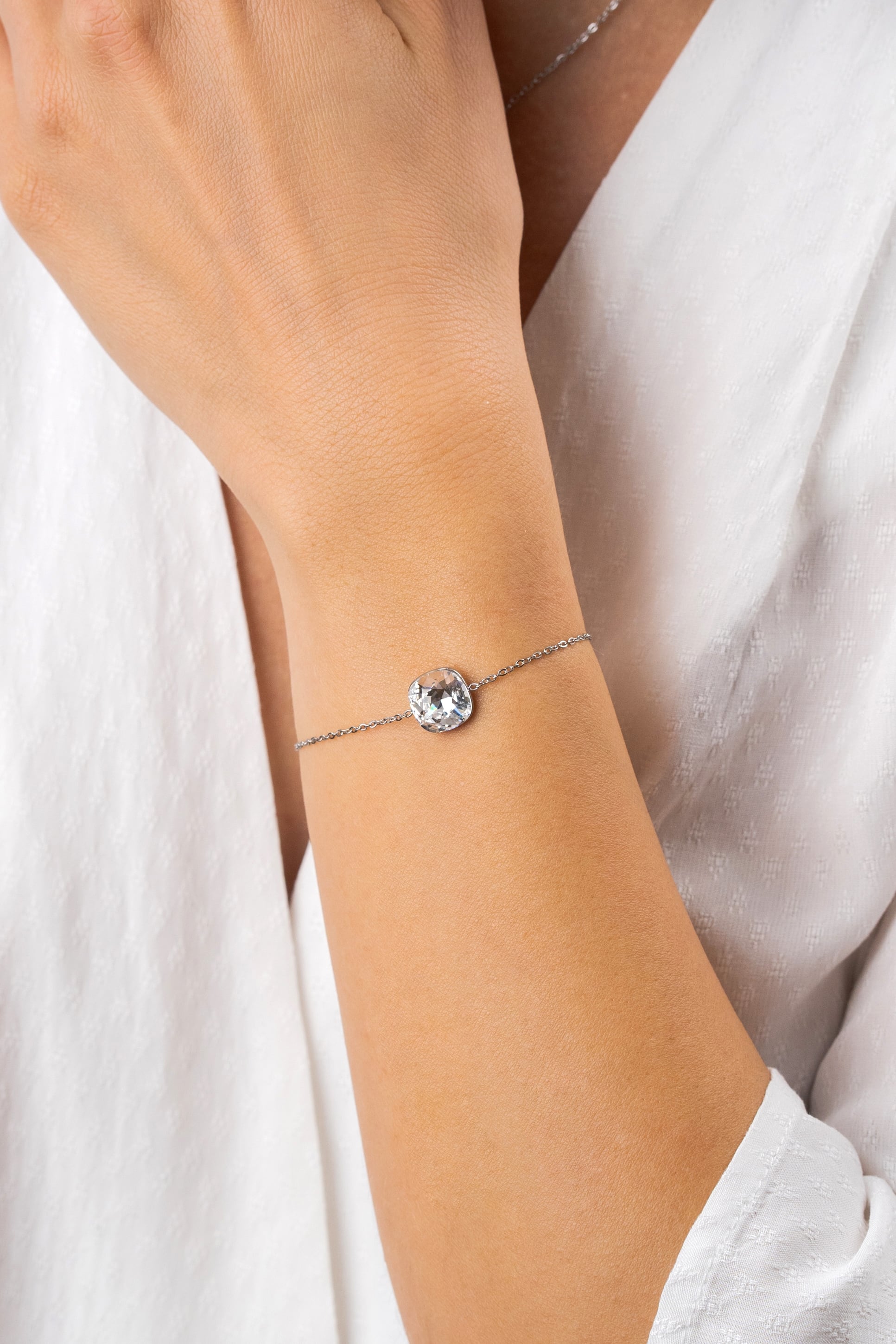SQUARE BRACELET SILVER