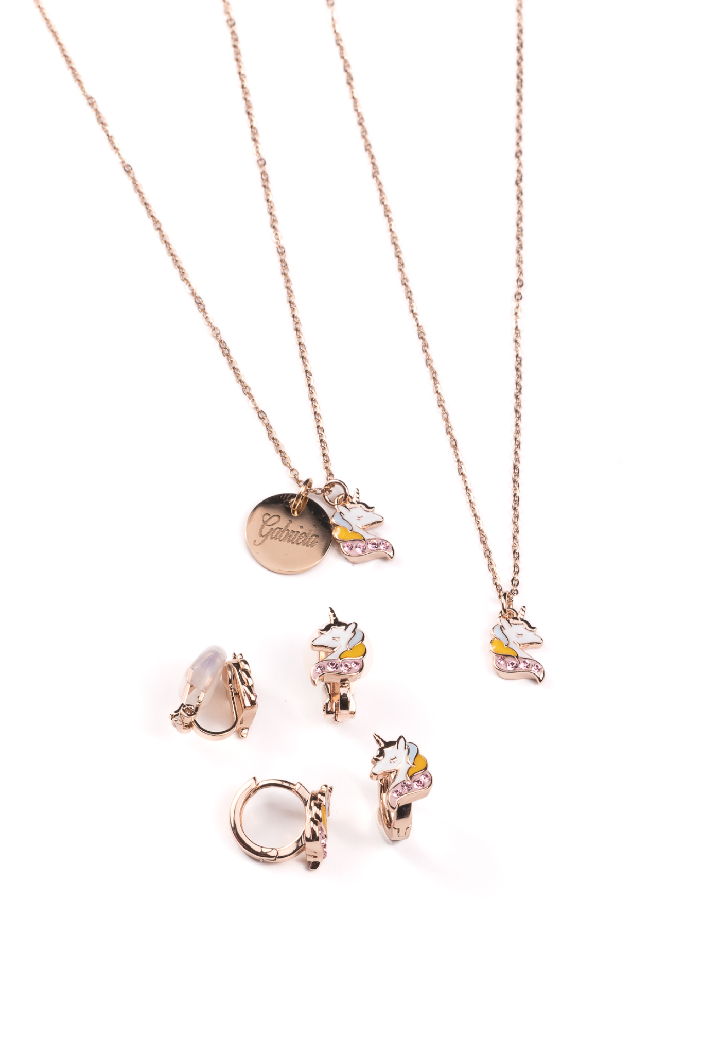 Pony necklace engraved