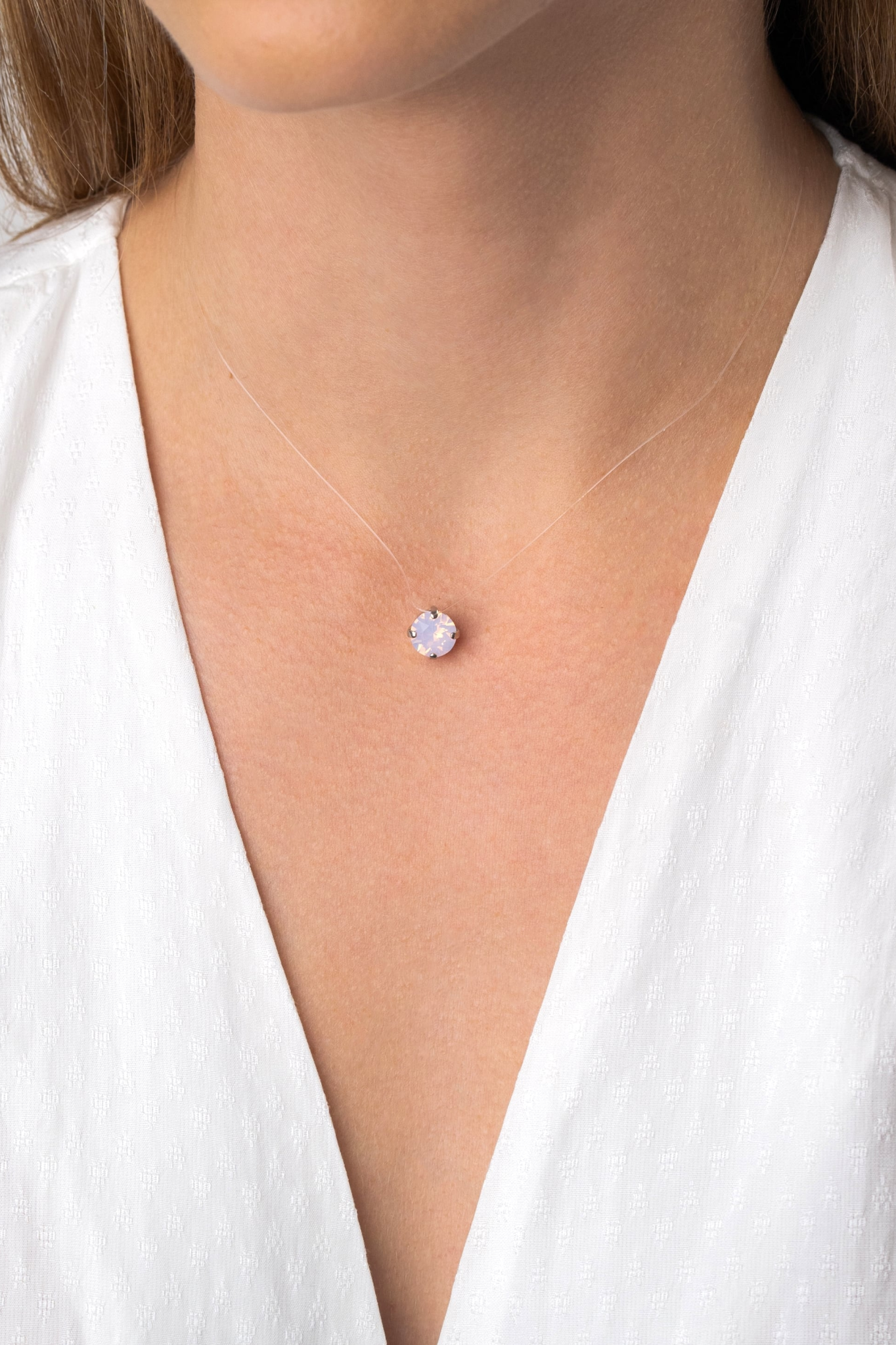 INVISIBLE NECKLACE SILVER