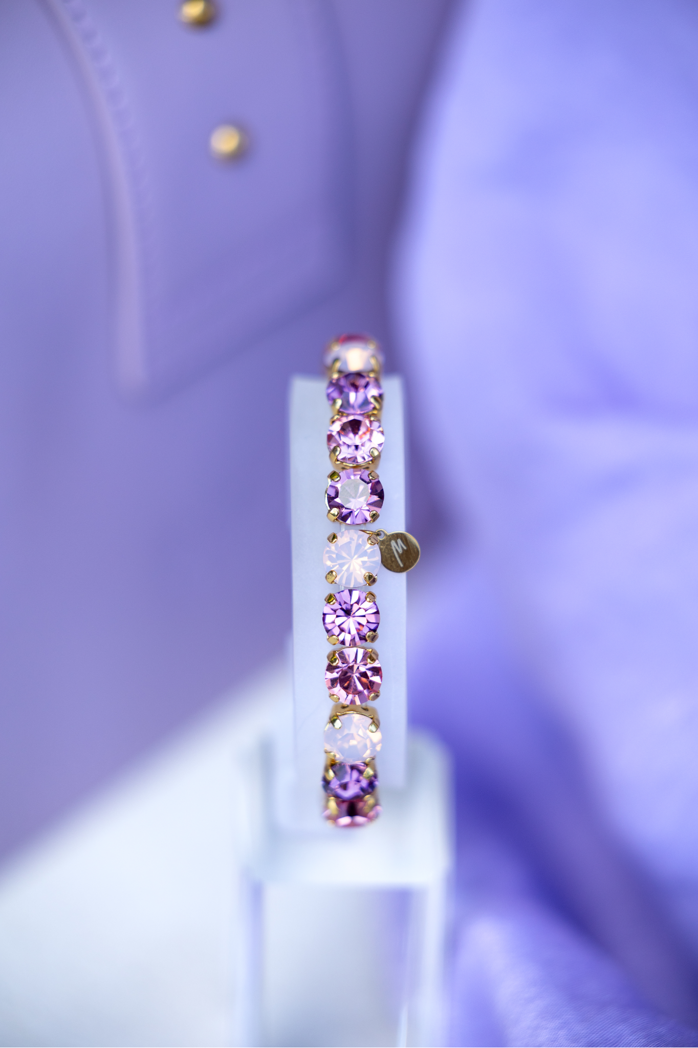 Lilacs crystal bracelet