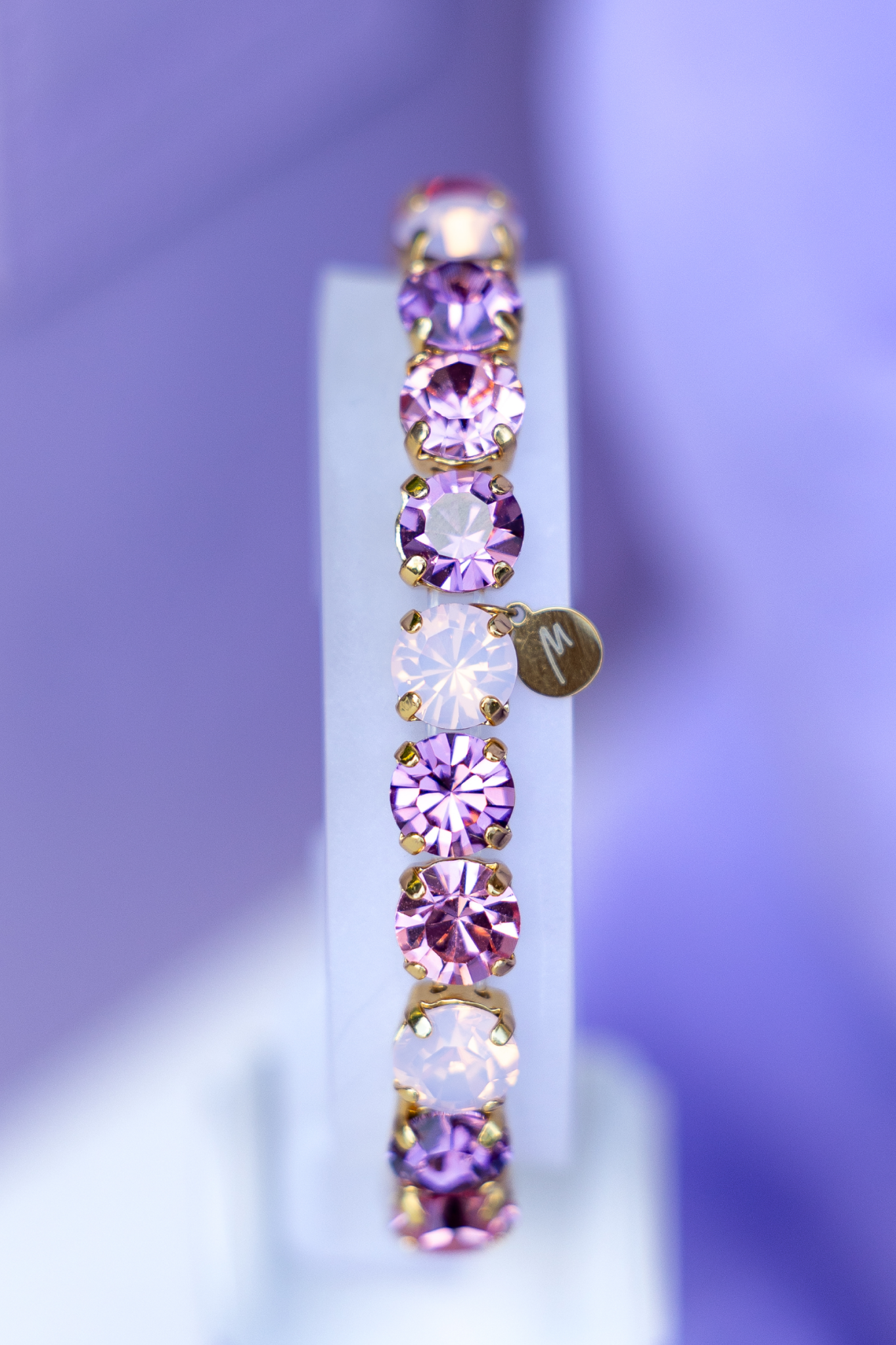 Lilacs crystal bracelet