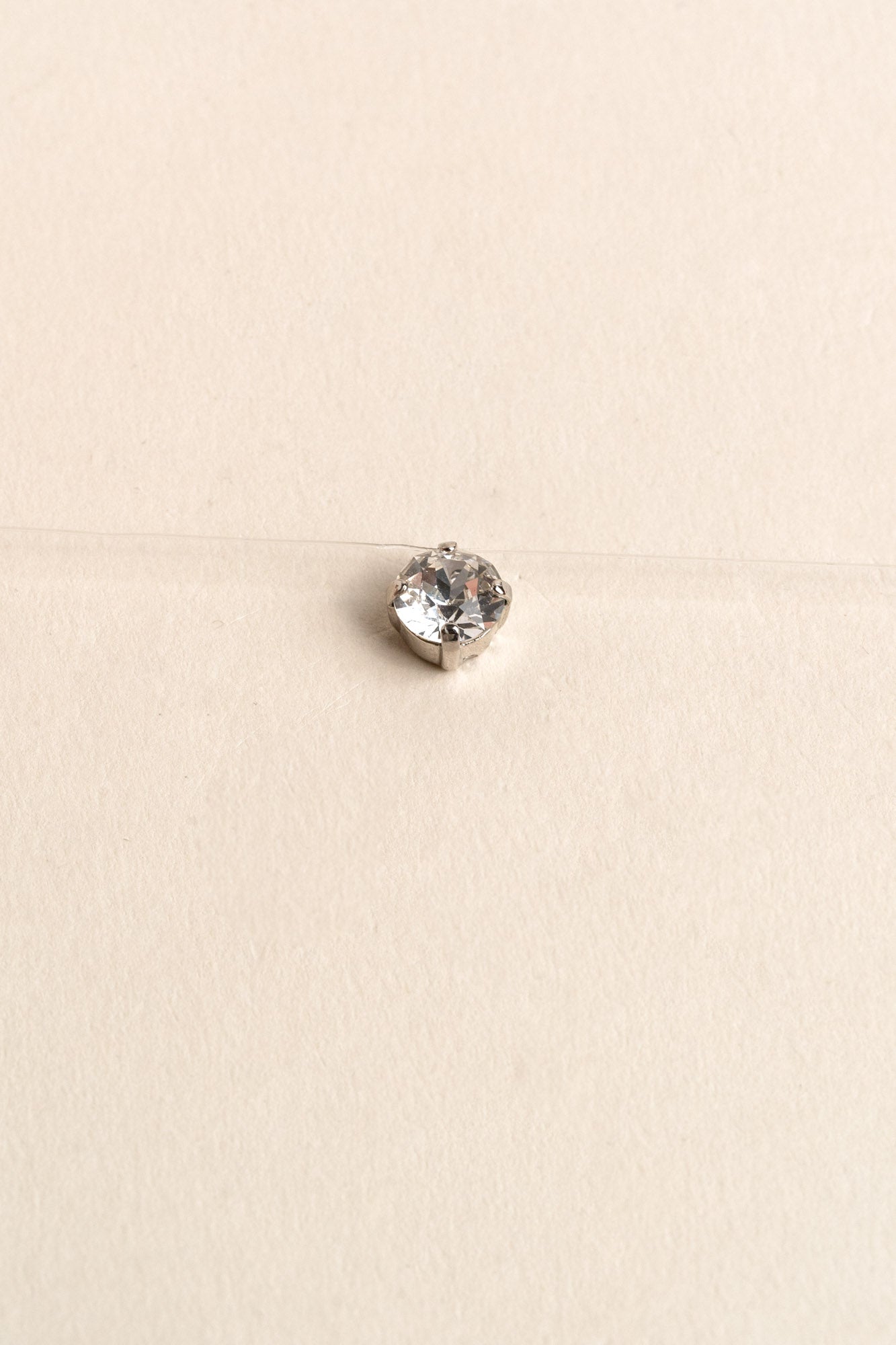 INVISIBLE NECKLACE SILVER