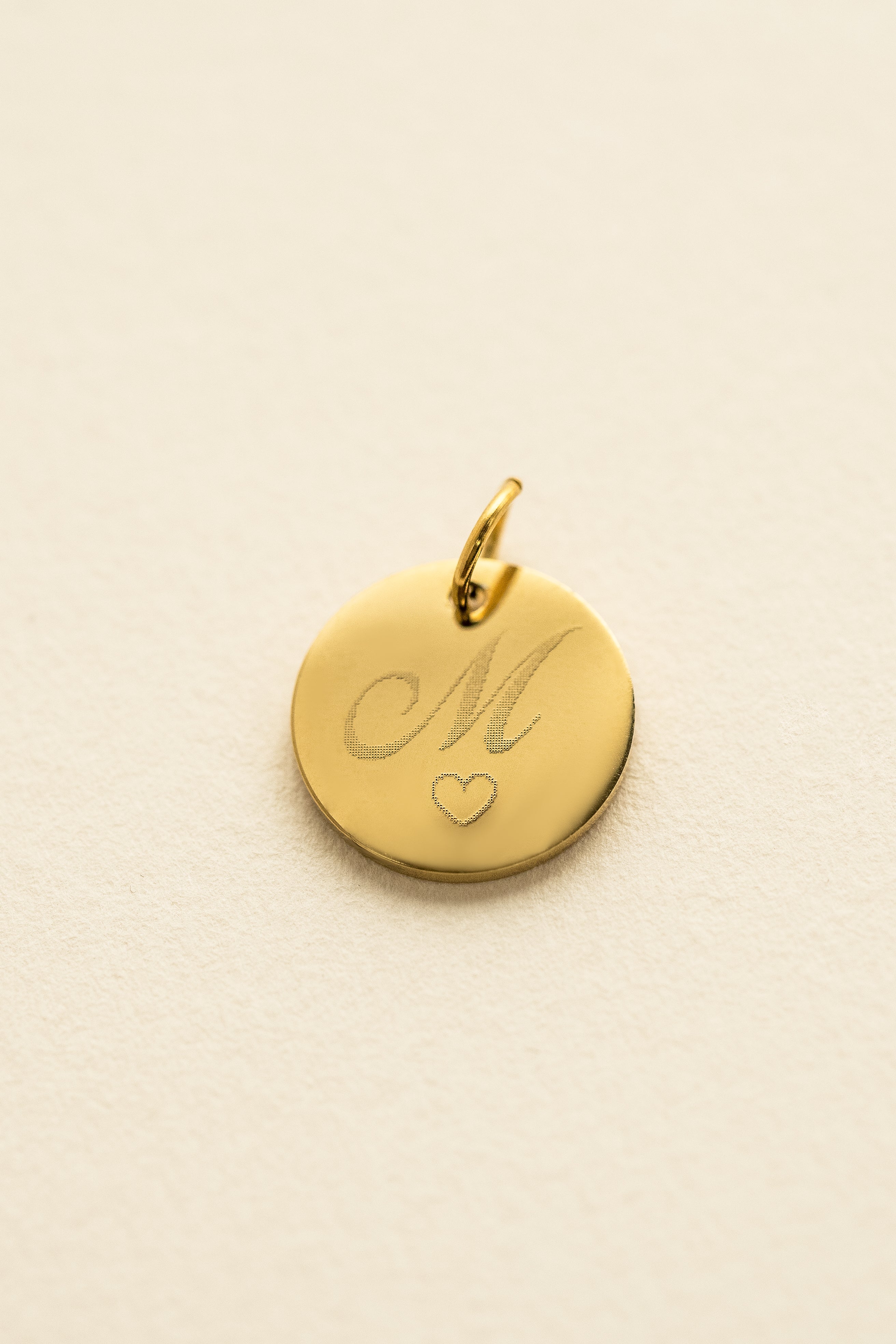 ENGRAVED LETTER NECKLACE