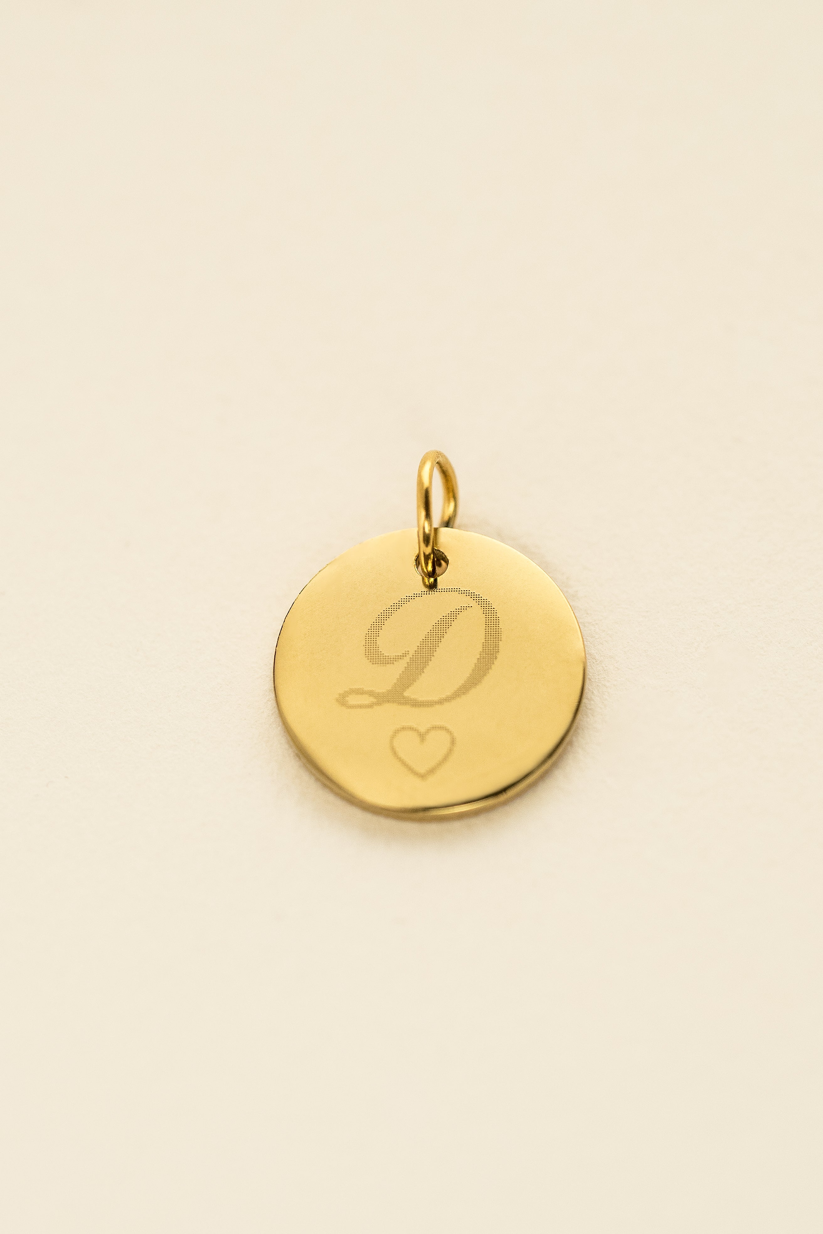 ENGRAVED LETTER NECKLACE