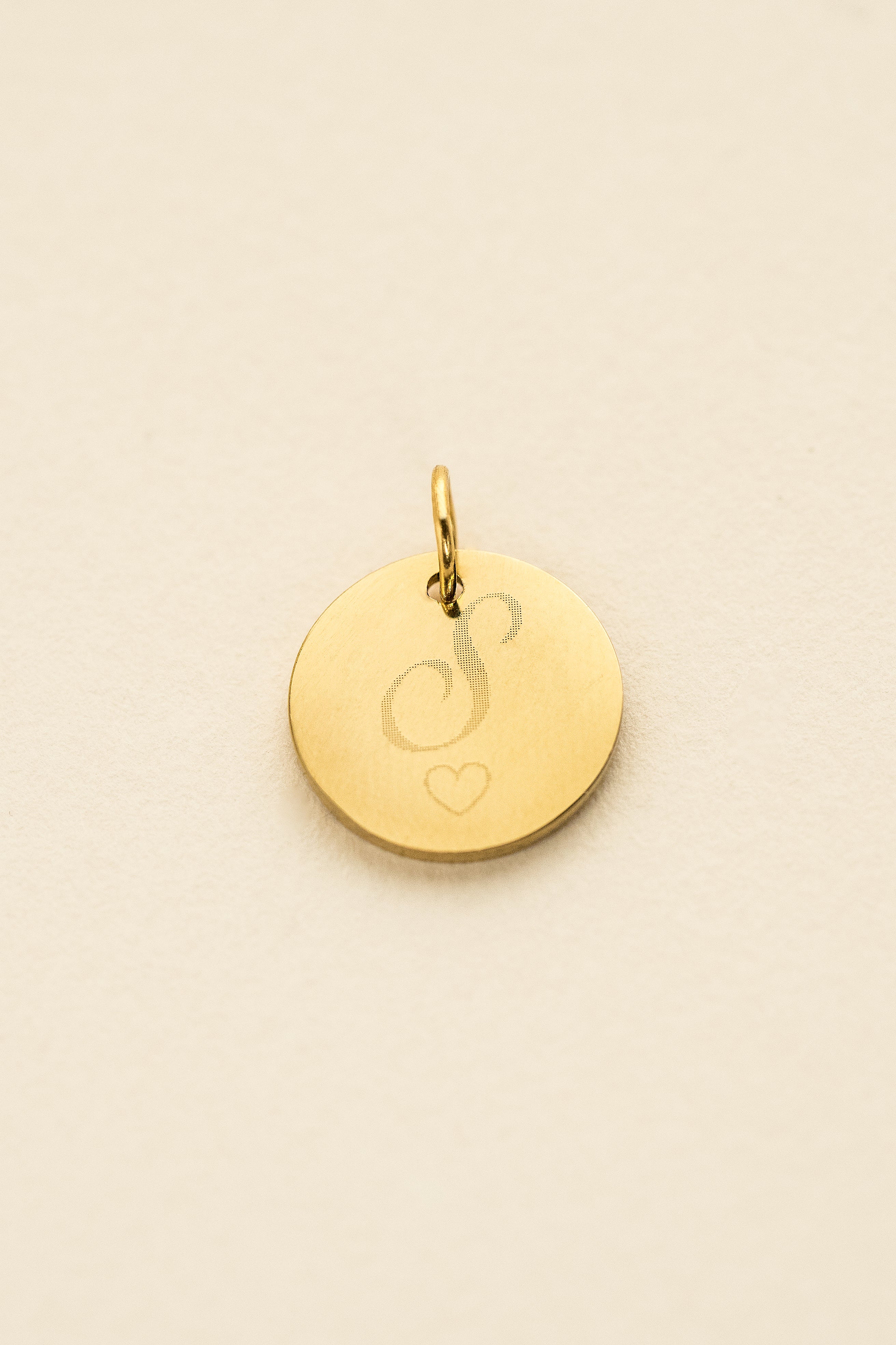 ENGRAVED LETTER NECKLACE