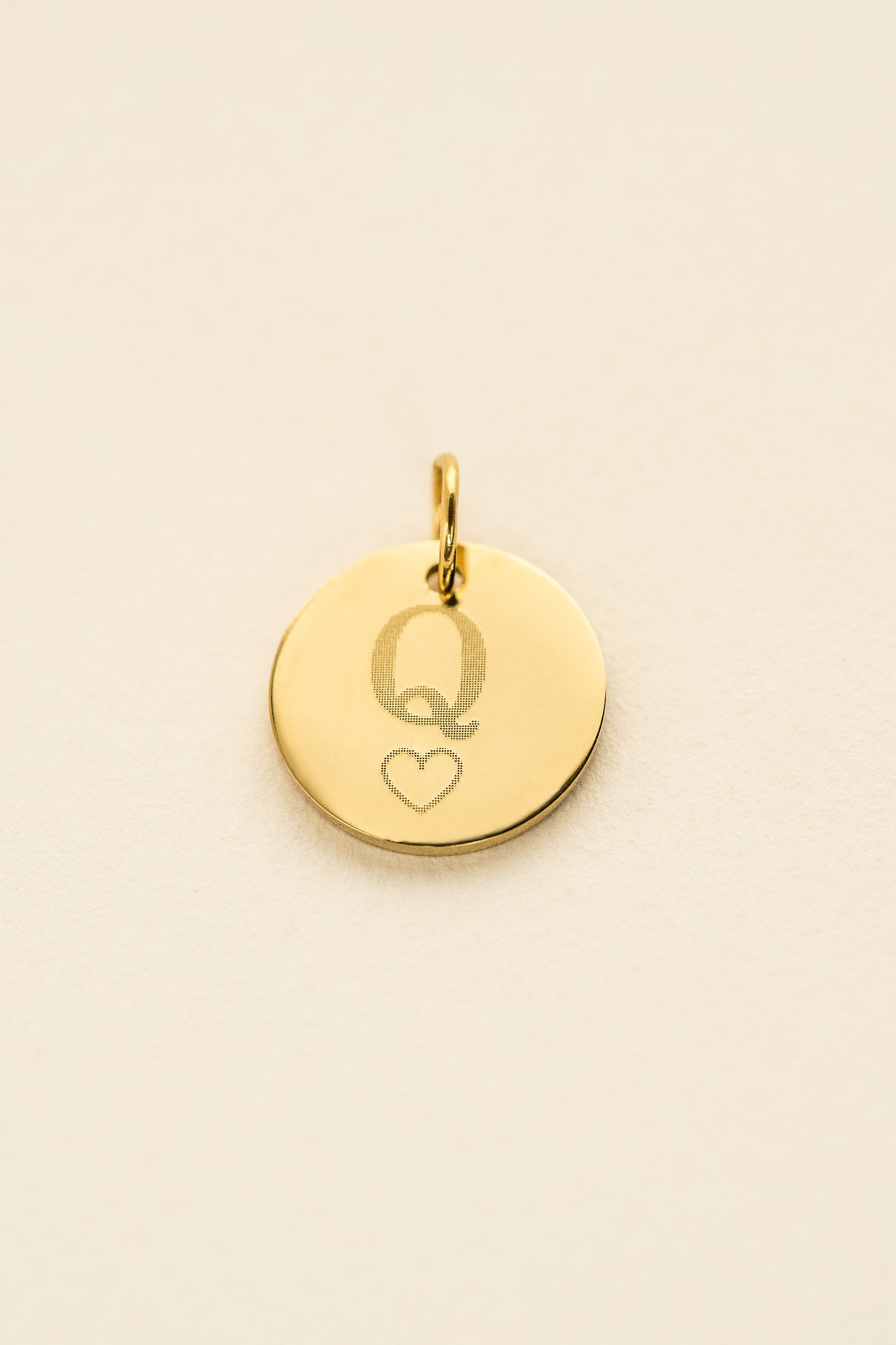 ENGRAVED LETTER NECKLACE