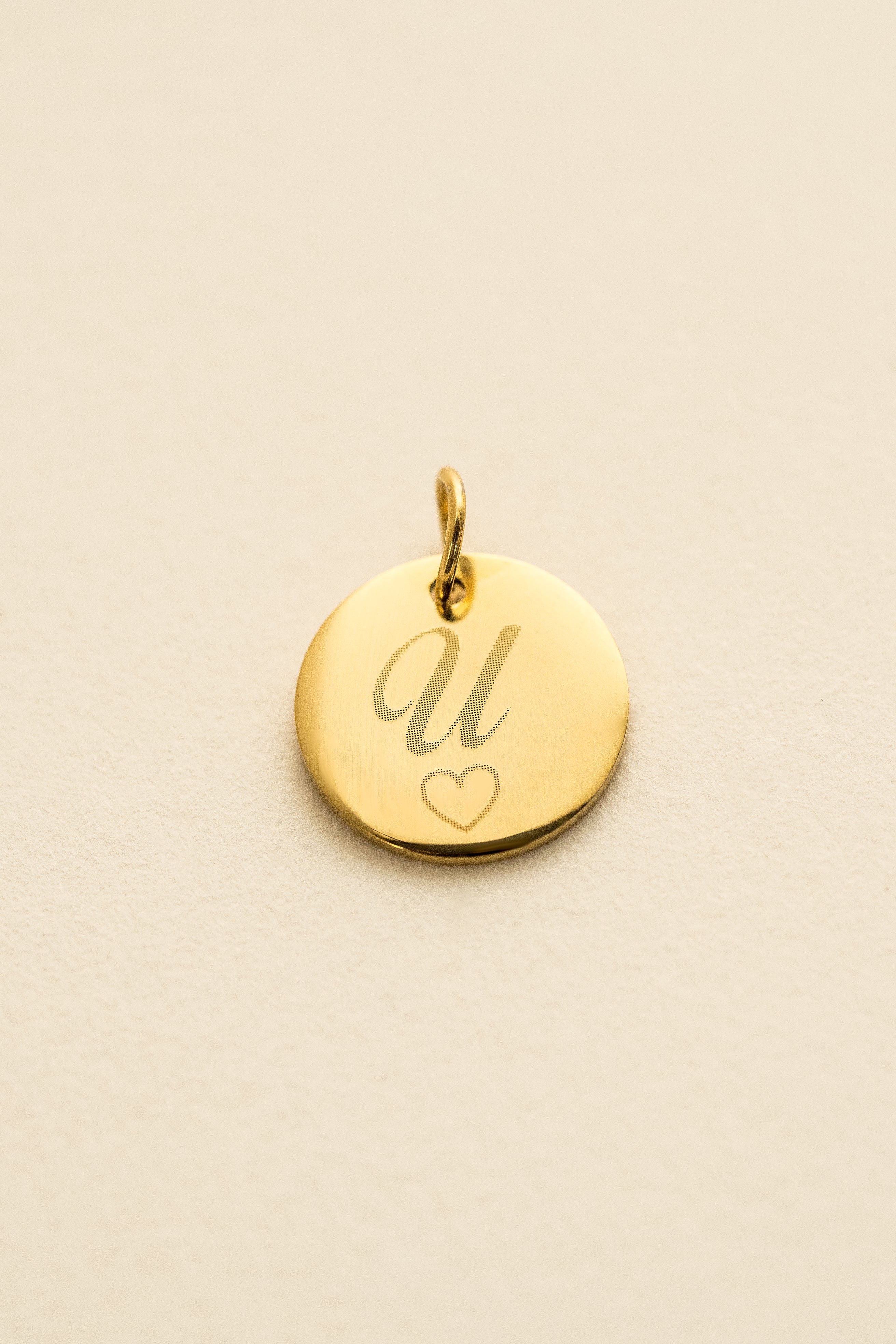 ENGRAVED LETTER NECKLACE