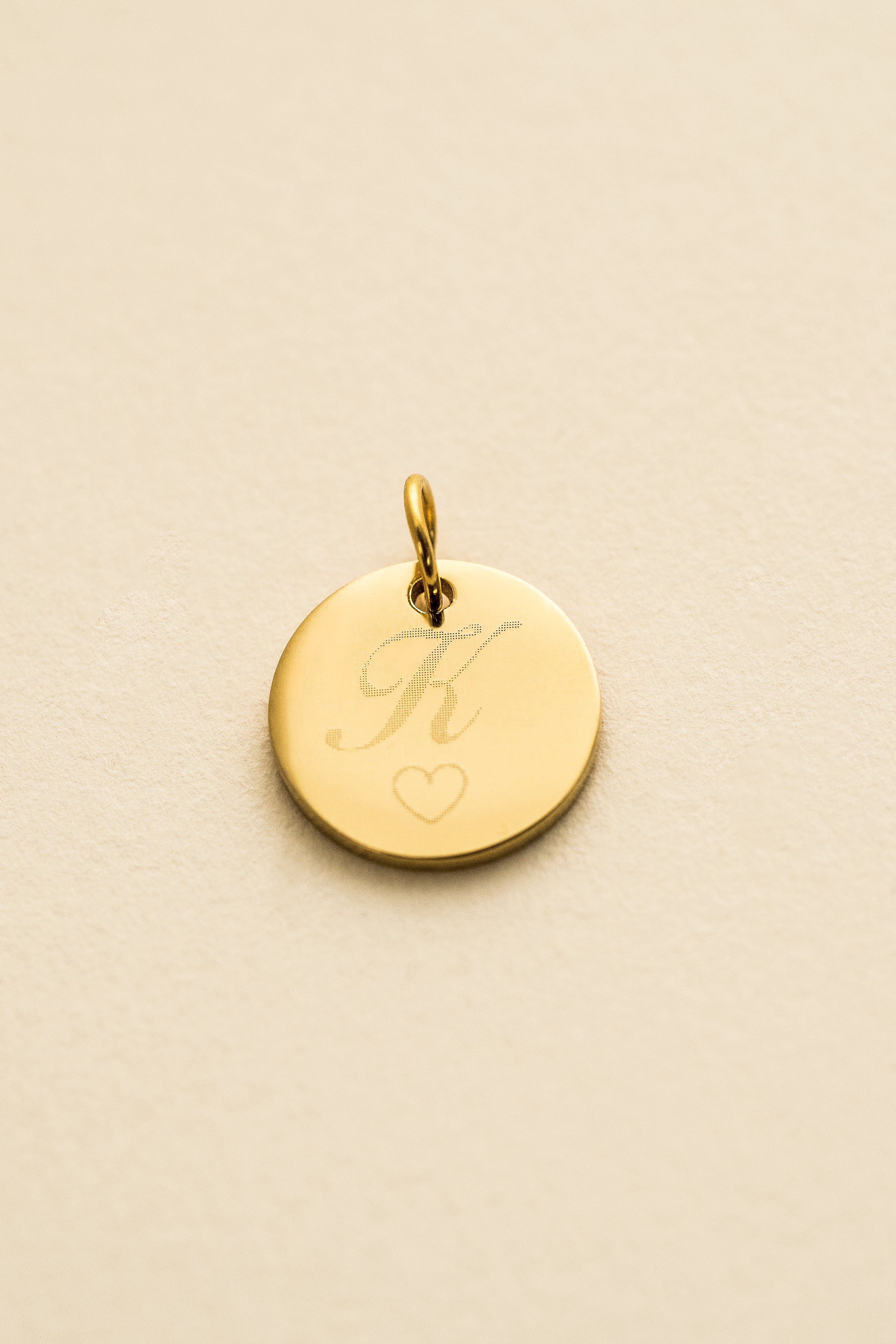 ENGRAVED LETTER NECKLACE