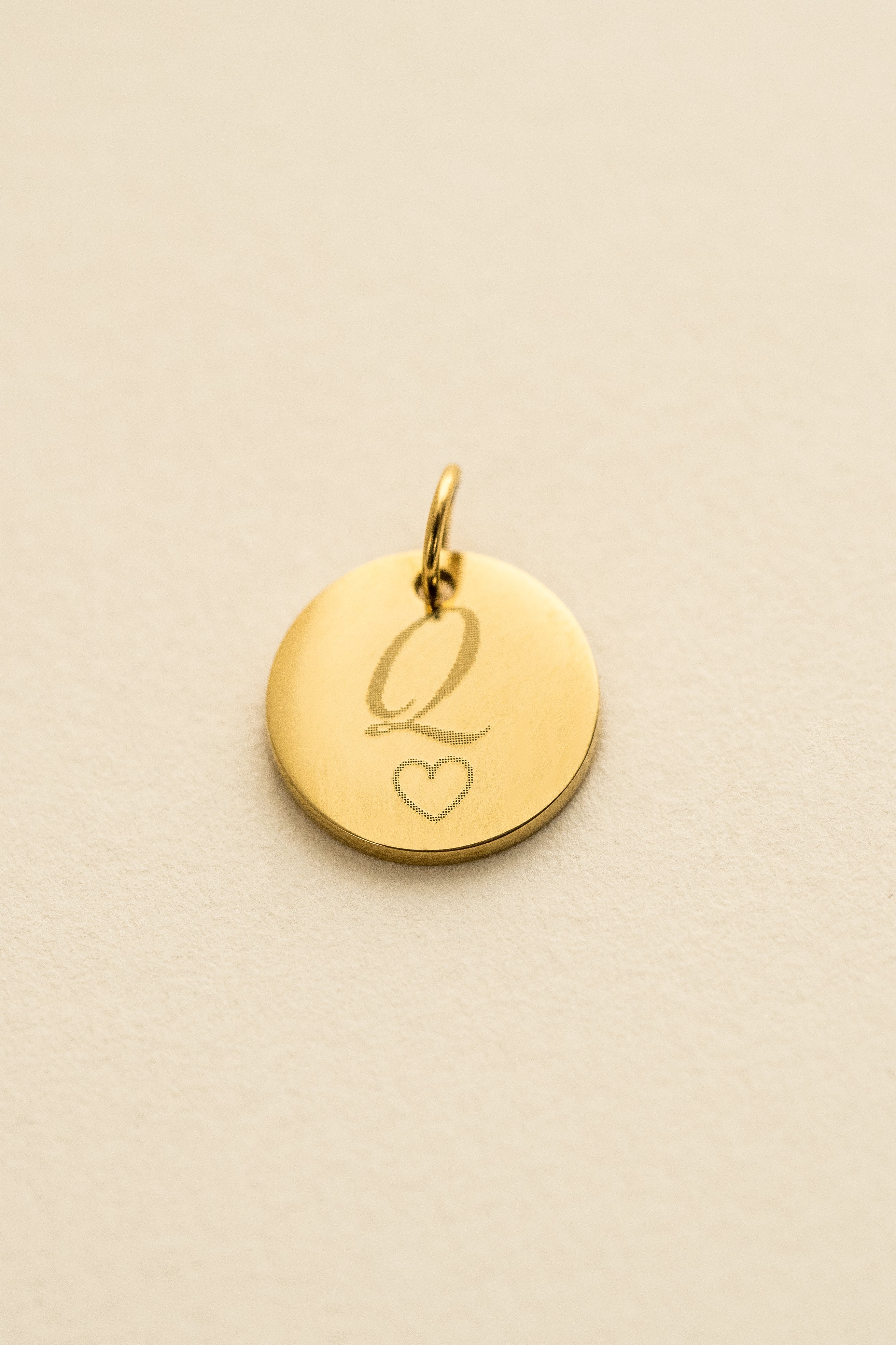 ENGRAVED LETTER NECKLACE