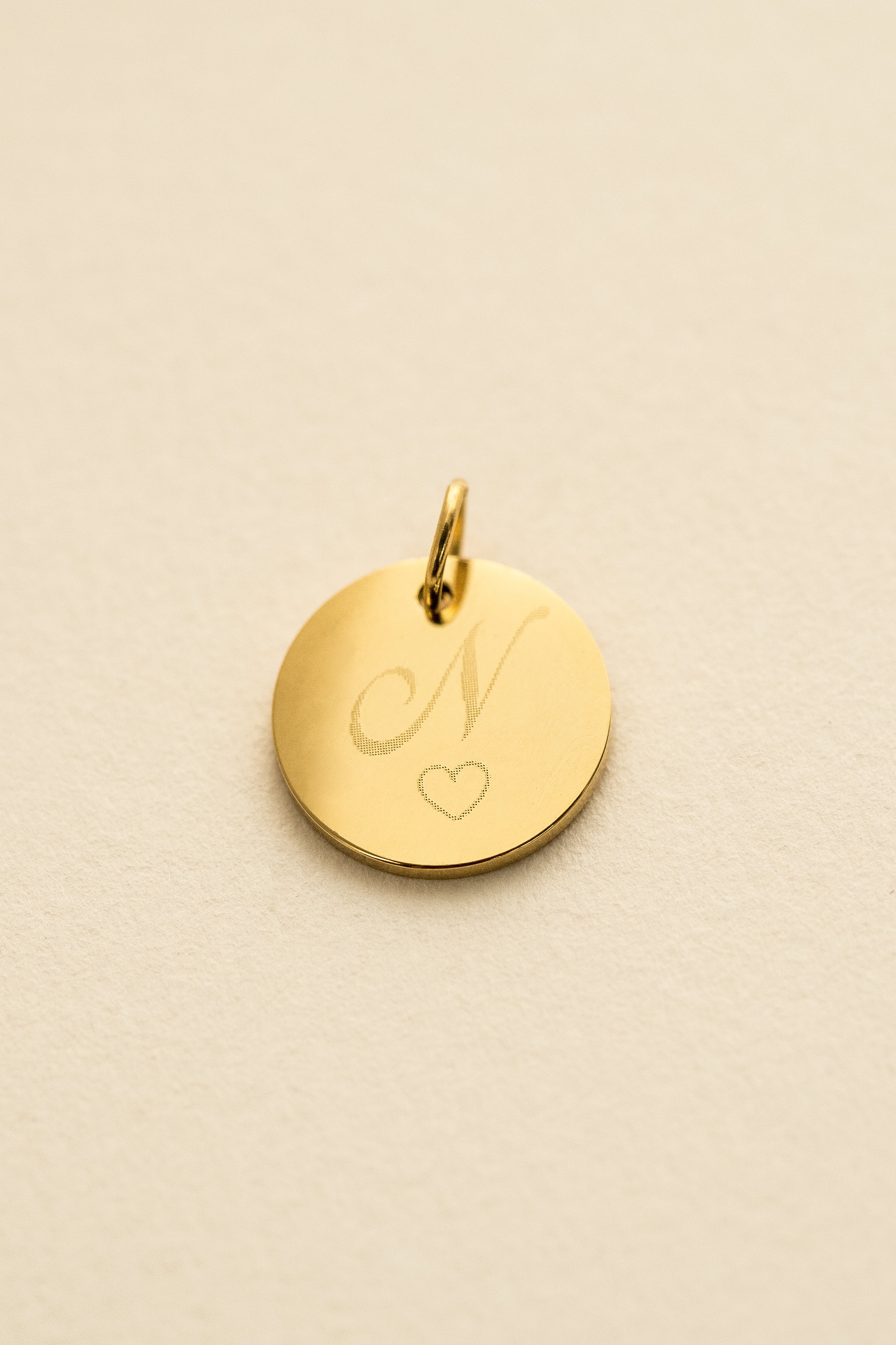 ENGRAVED LETTER NECKLACE
