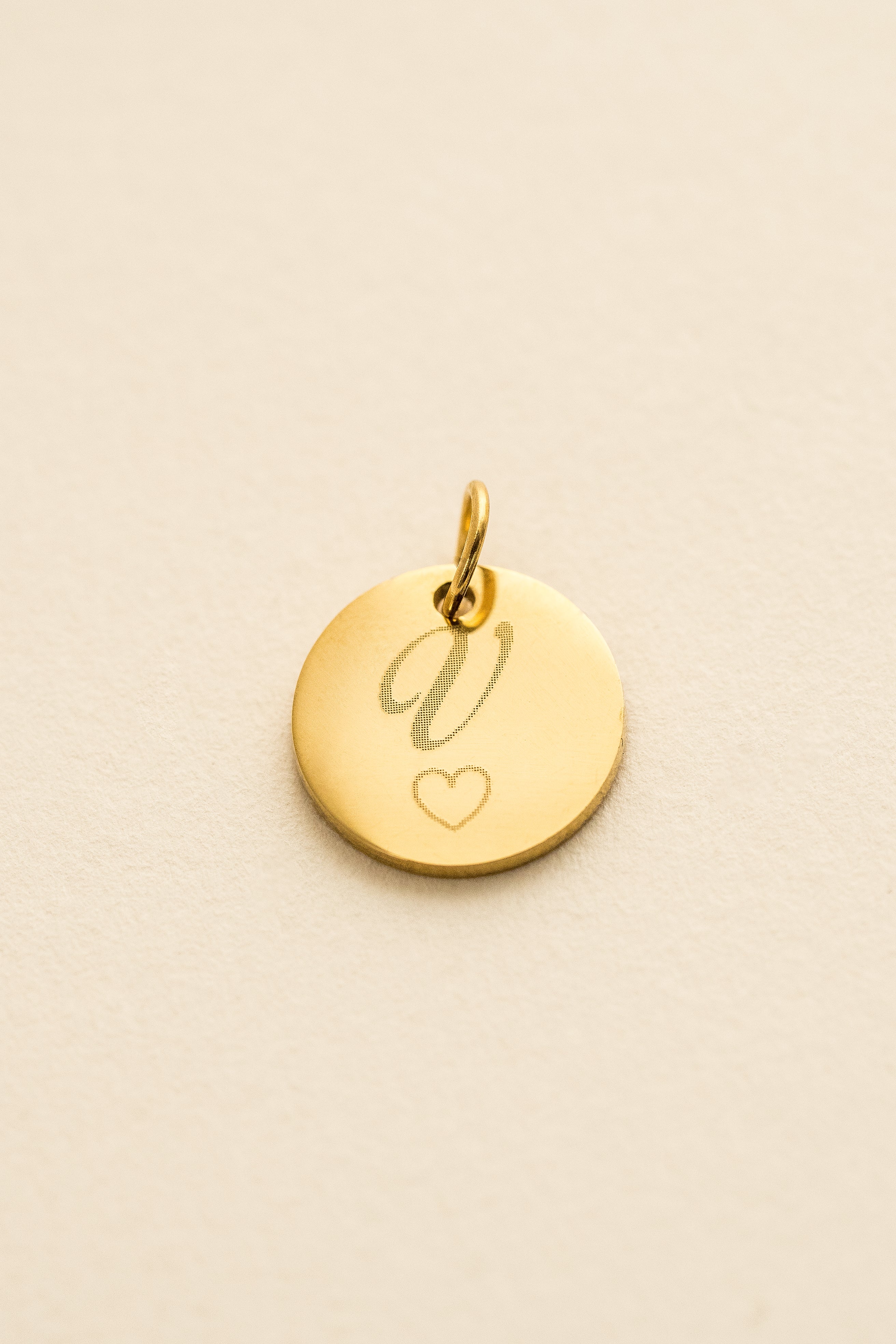 ENGRAVED LETTER NECKLACE