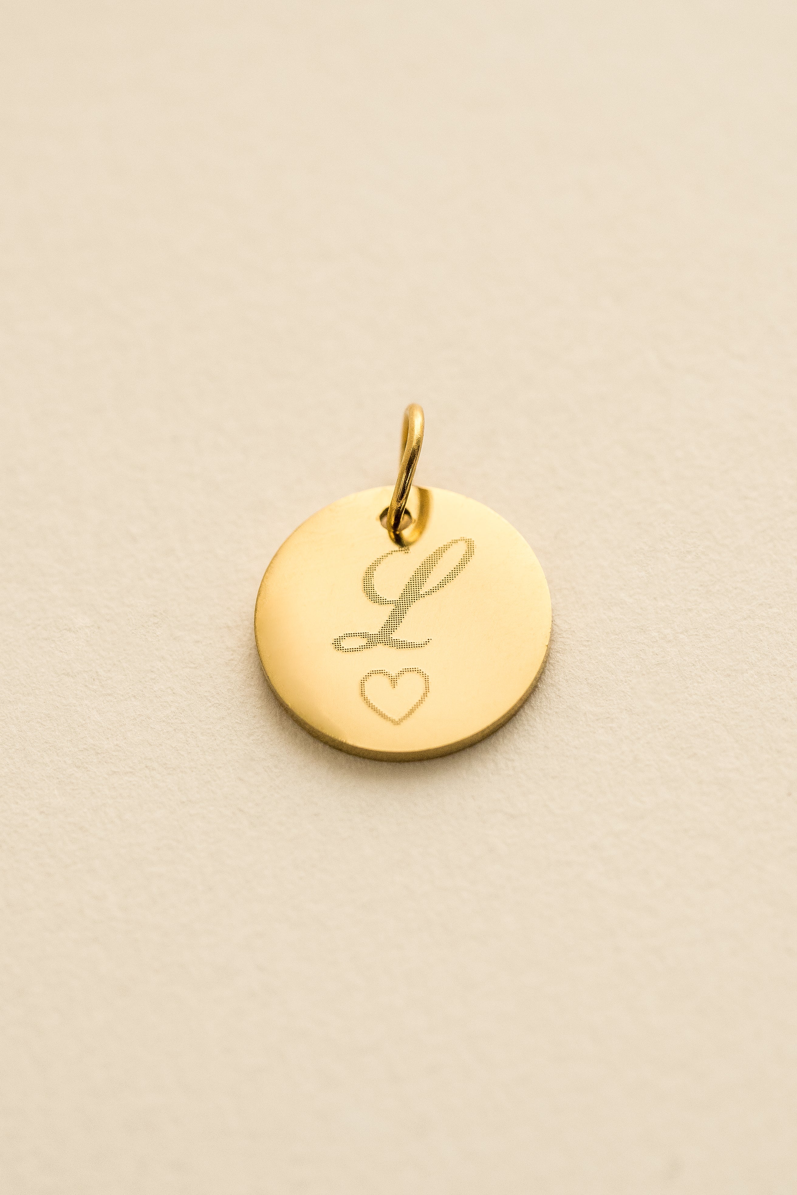 ENGRAVED LETTER NECKLACE