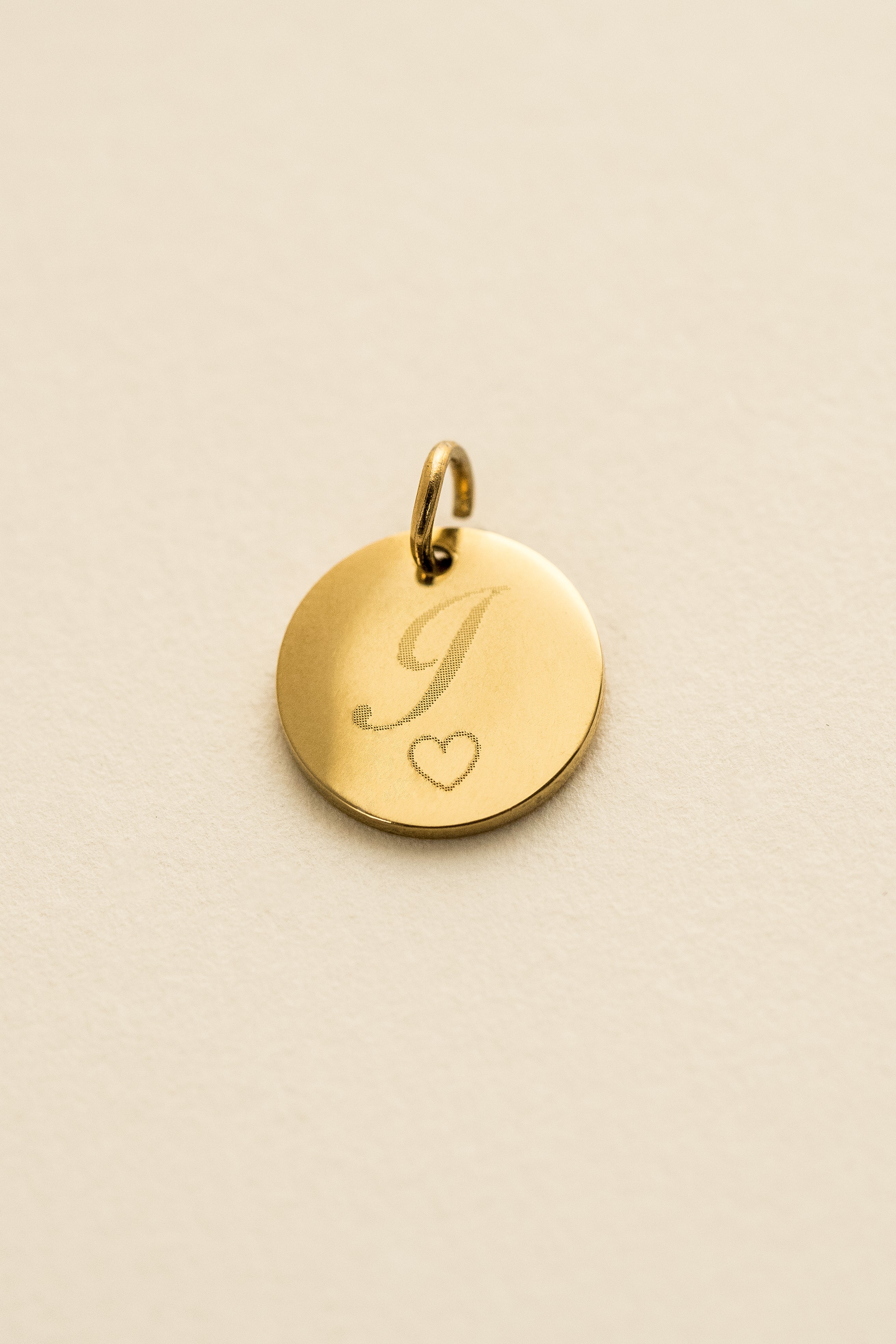 ENGRAVED LETTER NECKLACE