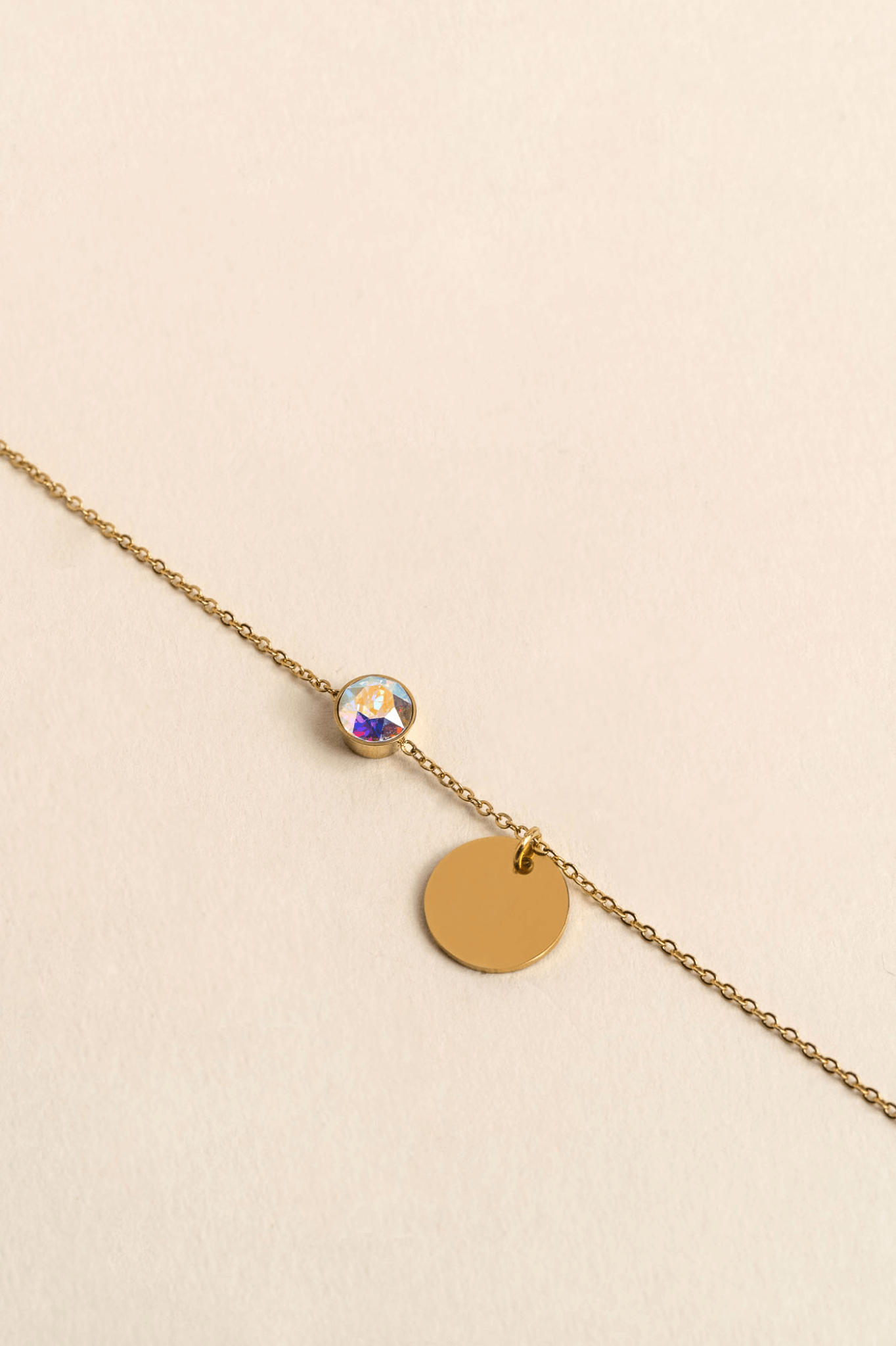 ENGRAVED BRACELET EVA GOLD