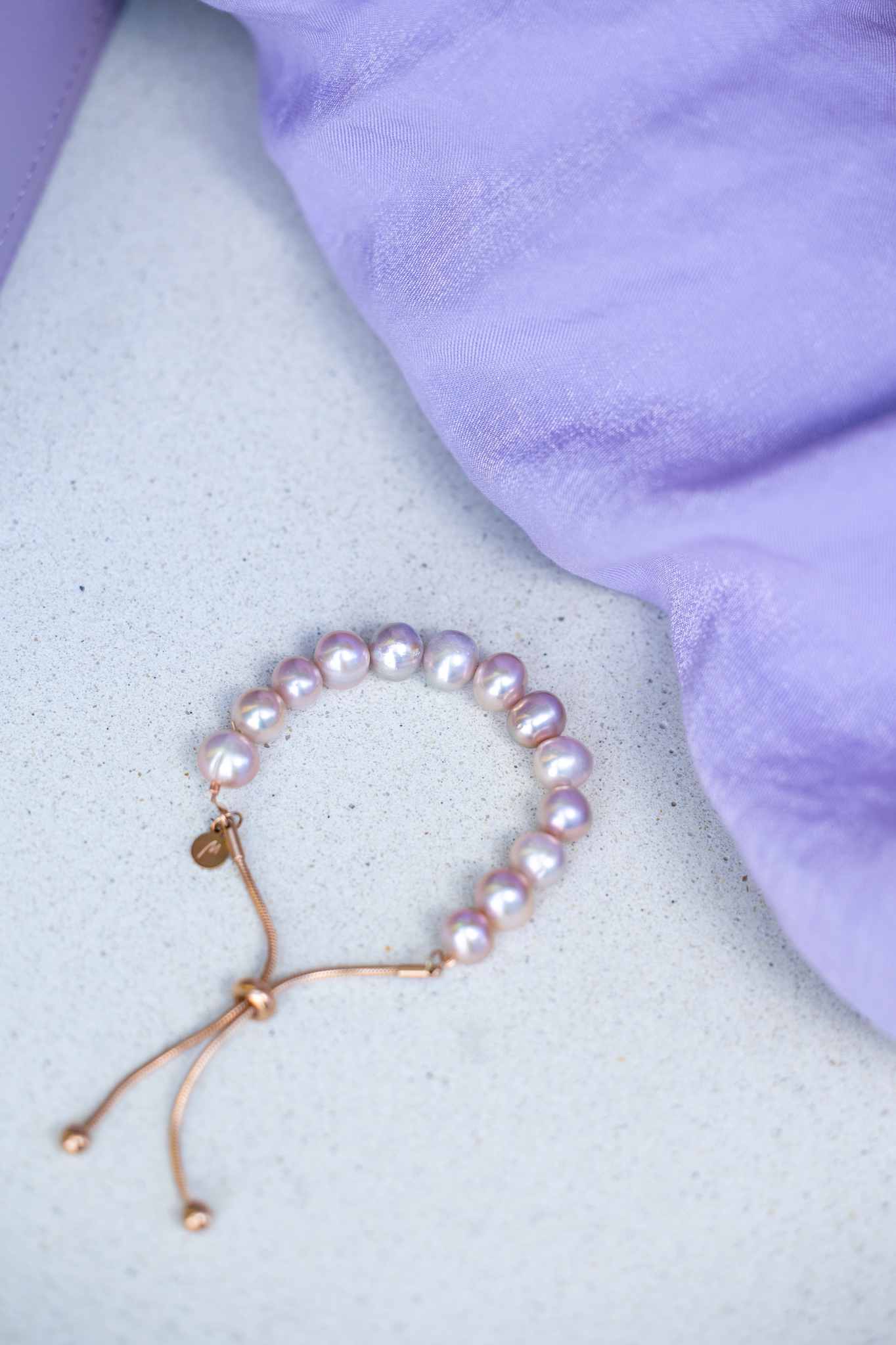 elastic pearl bracelet