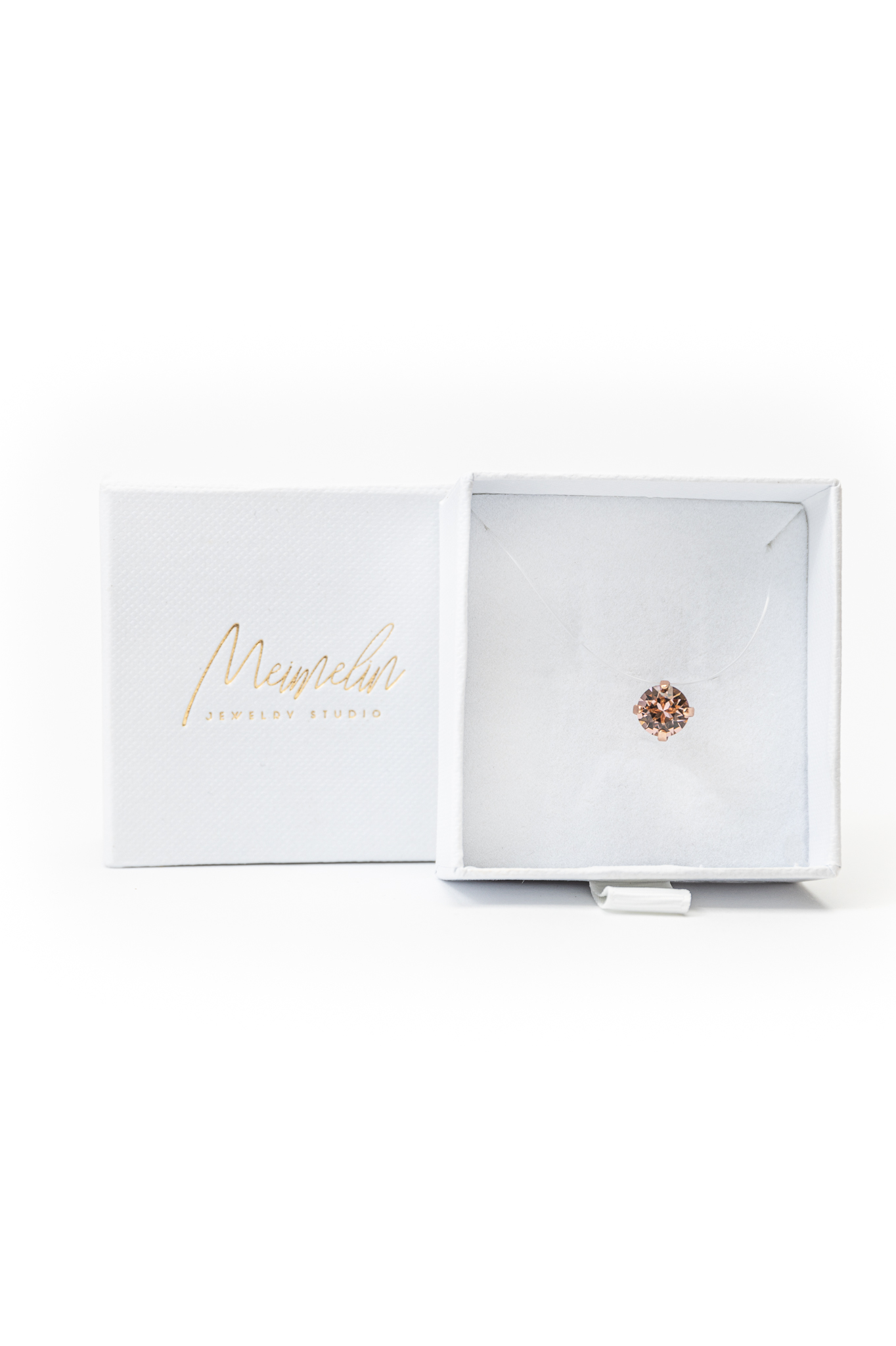 INVISIBLE NECKLACE ROSE GOLD