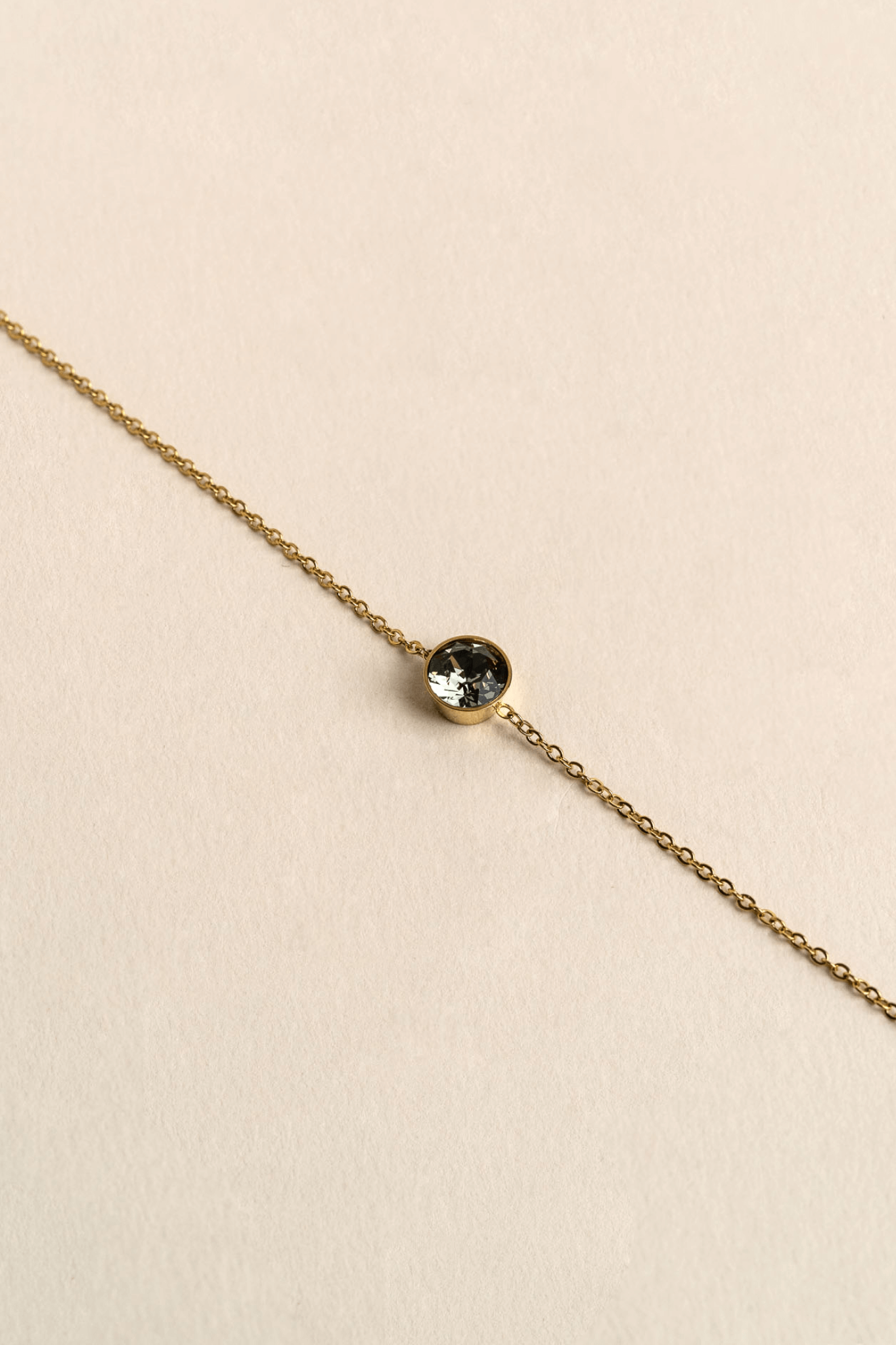 ONE CRYSTAL BRACELET GOLD