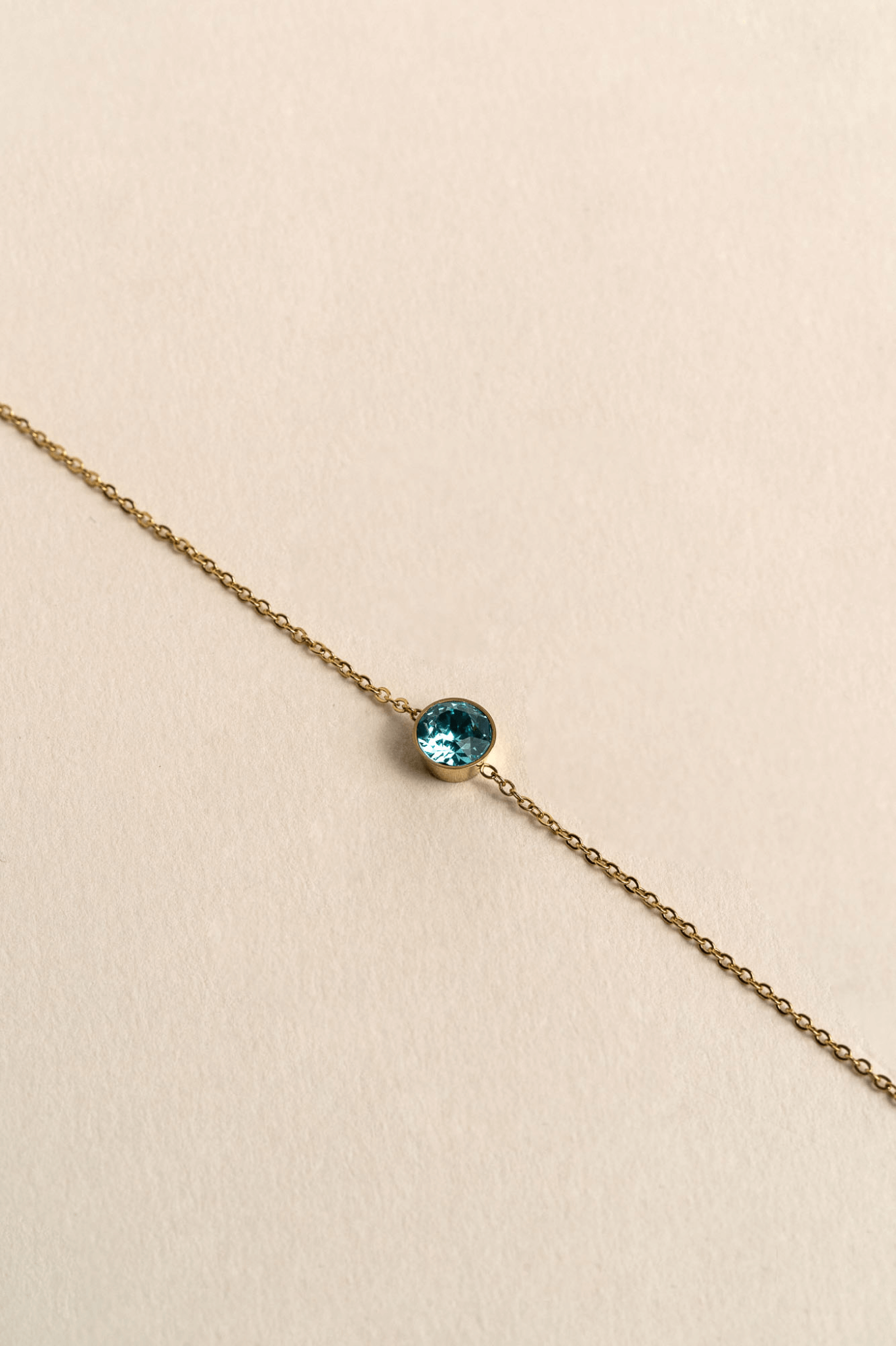 ONE CRYSTAL BRACELET GOLD