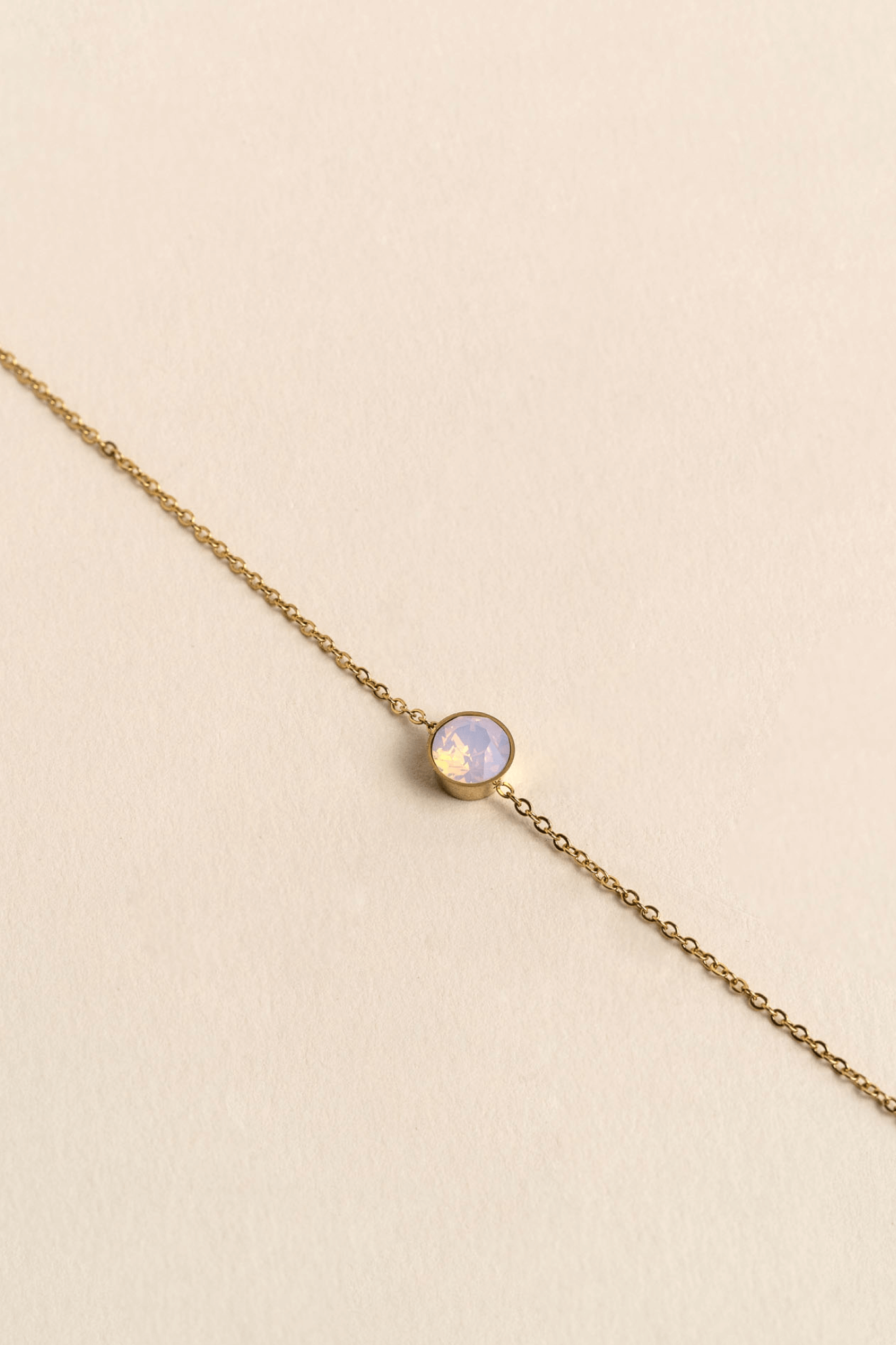 ONE CRYSTAL BRACELET GOLD