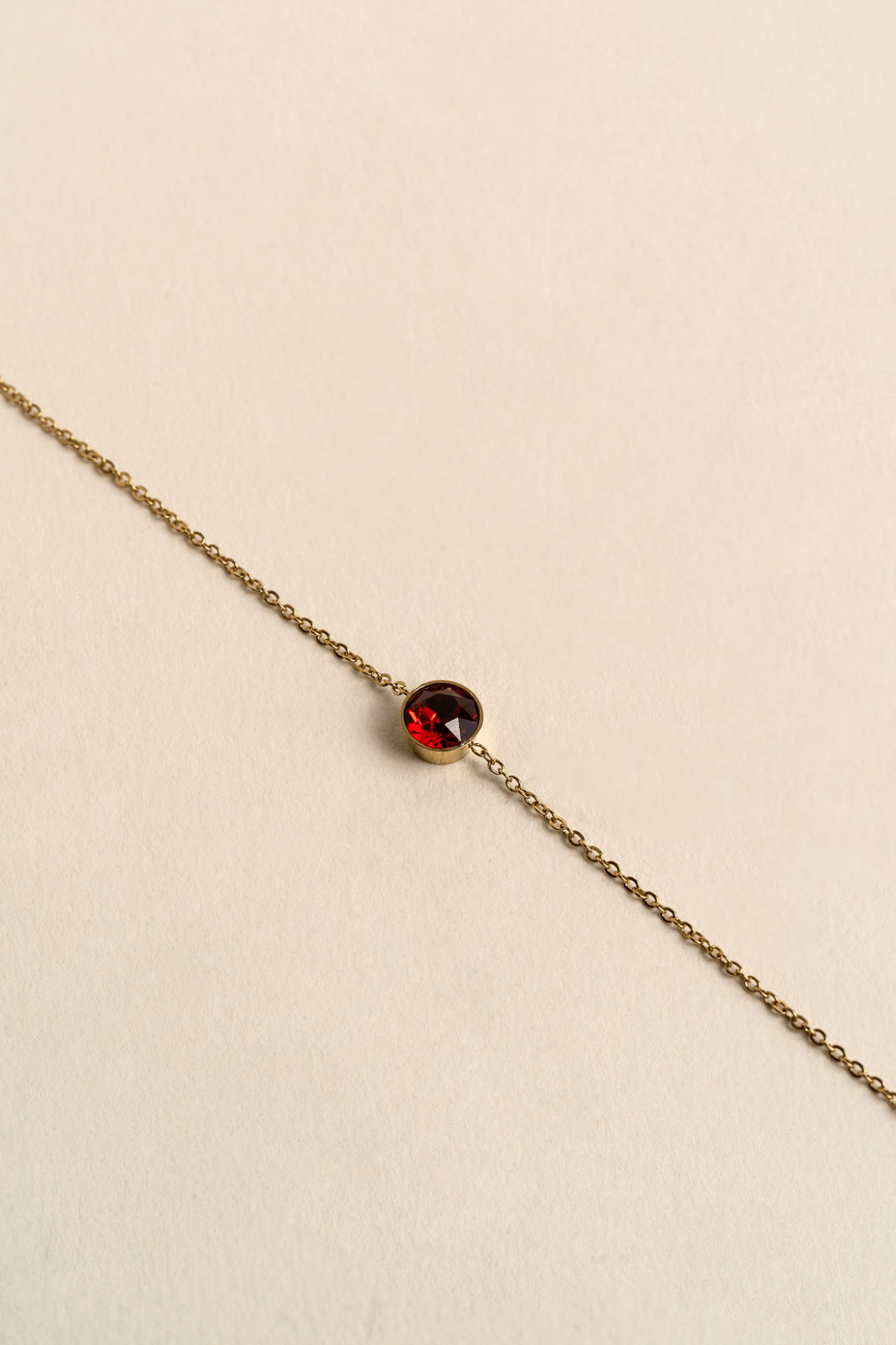 ONE CRYSTAL BRACELET GOLD