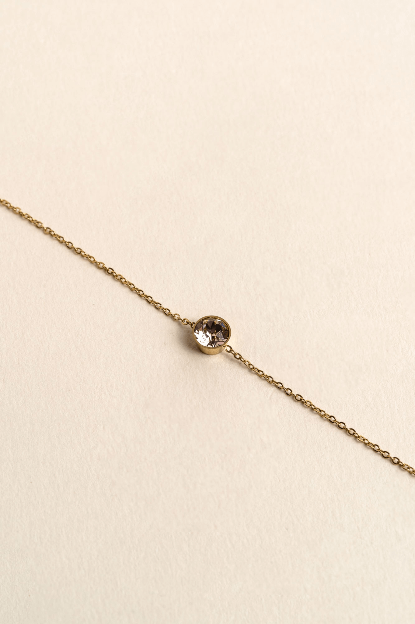 ONE CRYSTAL BRACELET GOLD