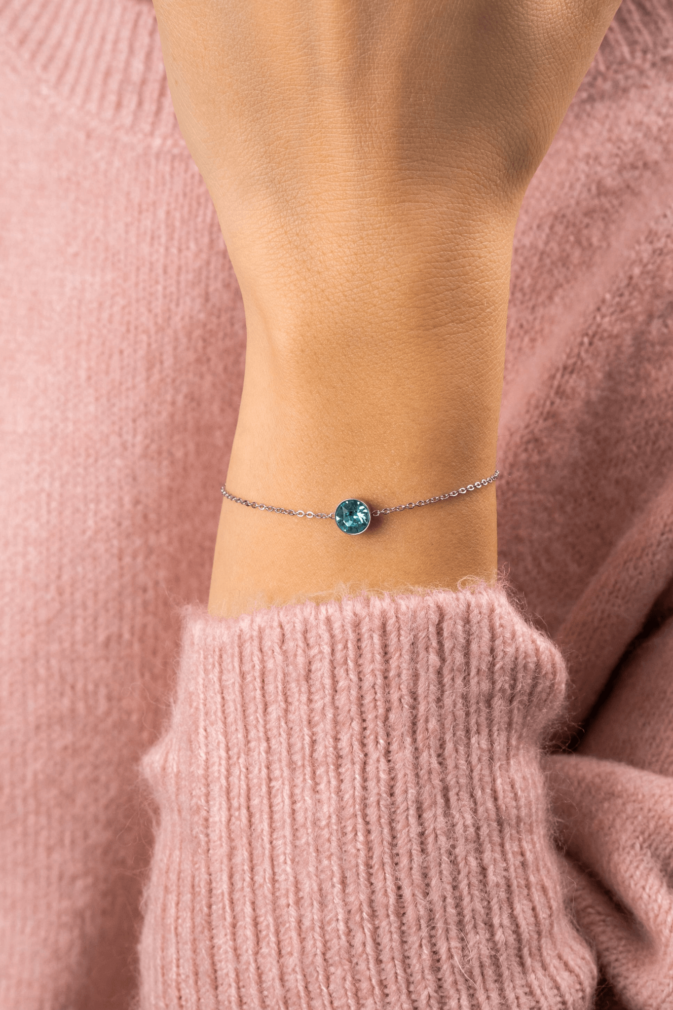 ONE CRYSTAL BRACELET SILVER