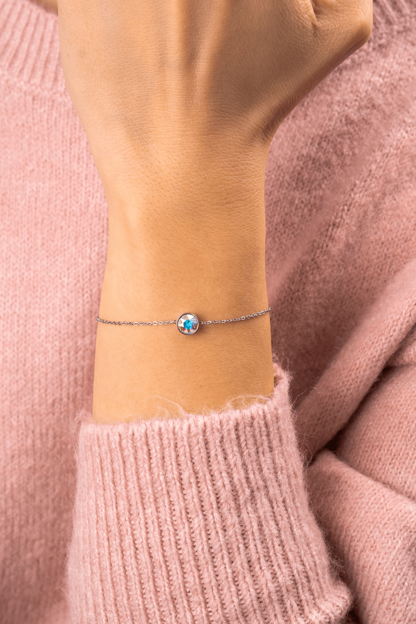 ONE CRYSTAL BRACELET SILVER
