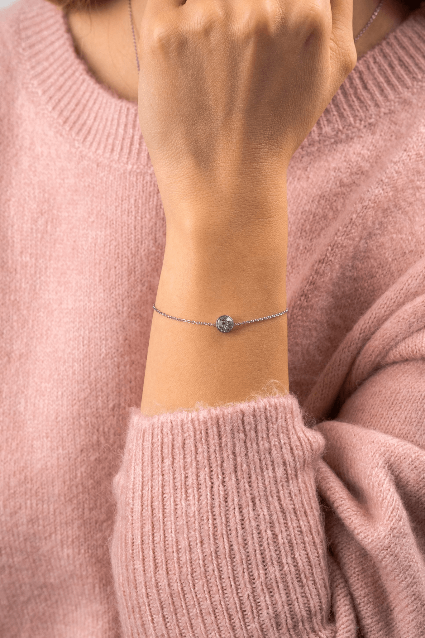 ONE CRYSTAL BRACELET SILVER