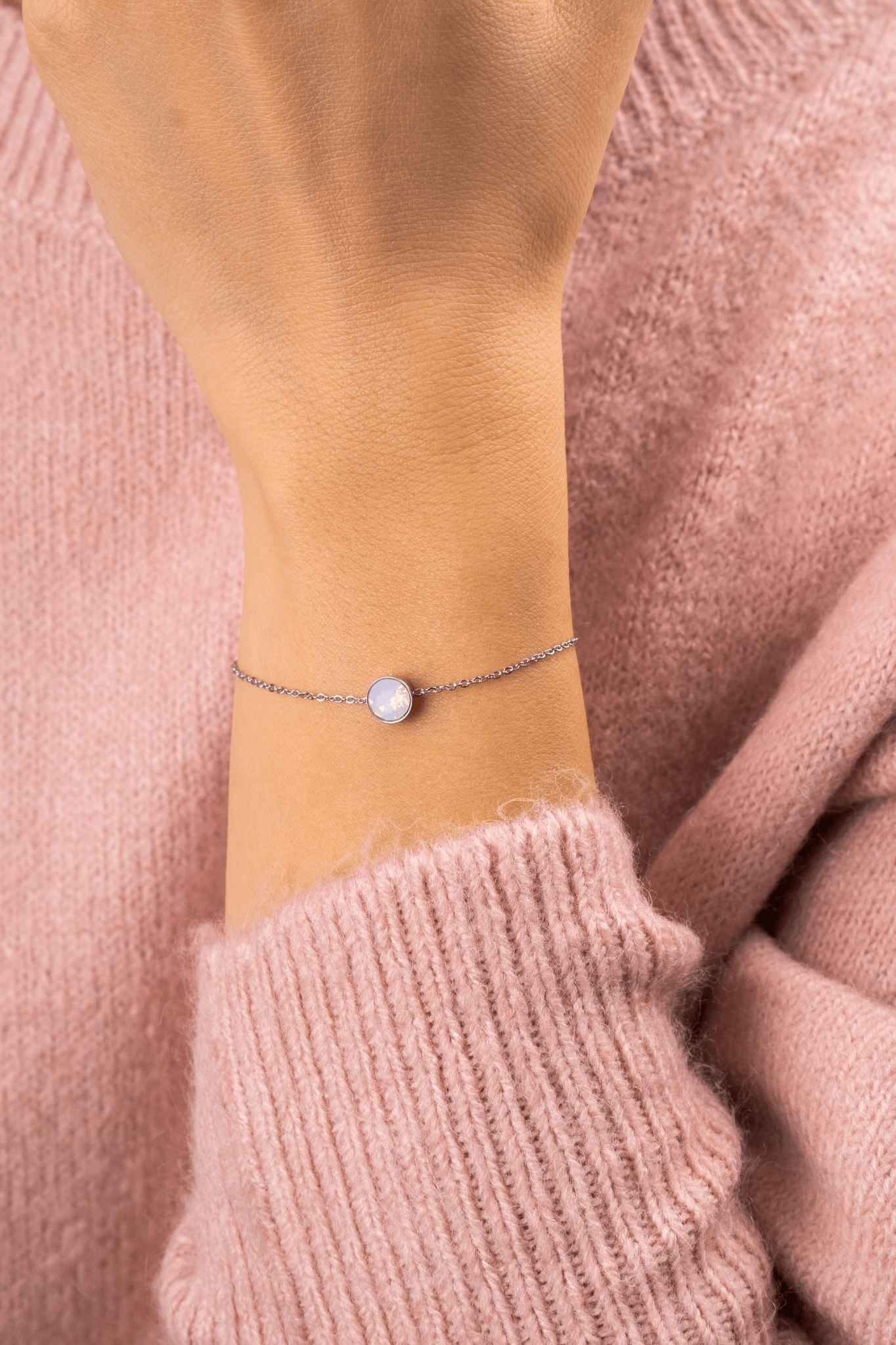 ONE CRYSTAL BRACELET SILVER