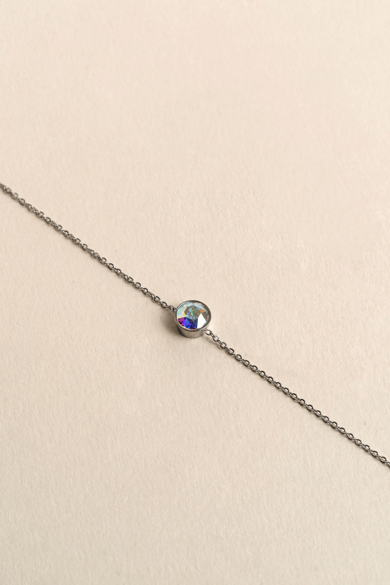 ONE CRYSTAL BRACELET SILVER